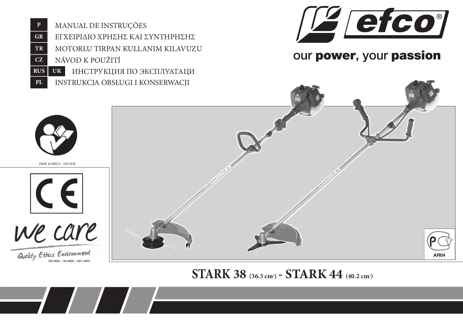 Efco STARK 38, STARK 44 User Manual