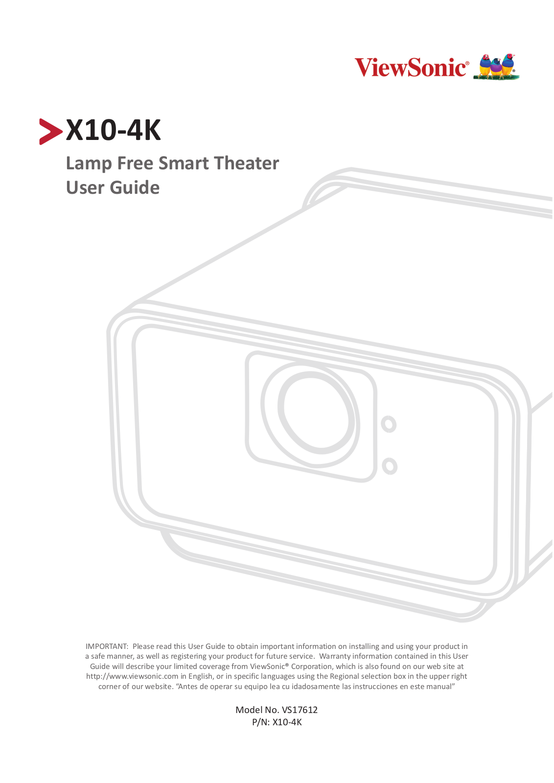 Viewsonic VS17612 User guide