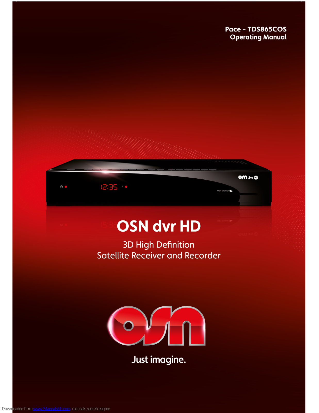 OSN PACE-TDS865COS Operating Manual