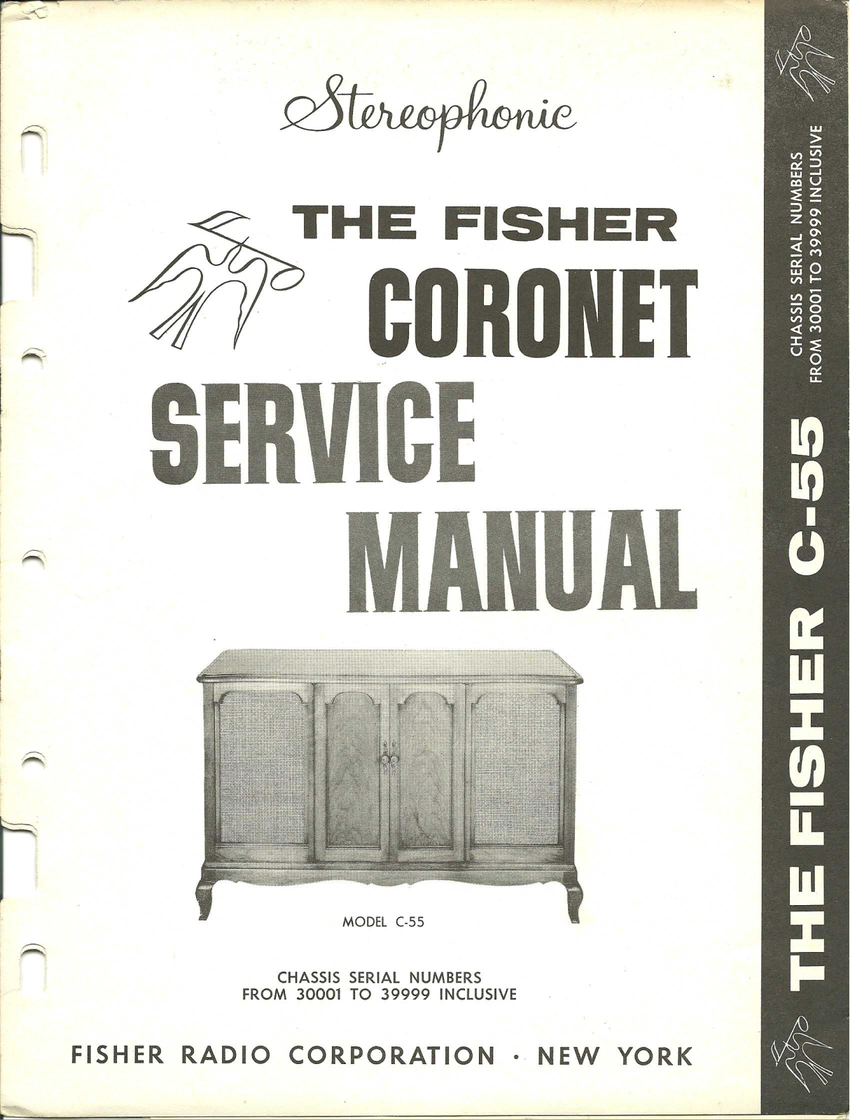 Fisher C-55-Coronet Service Manual