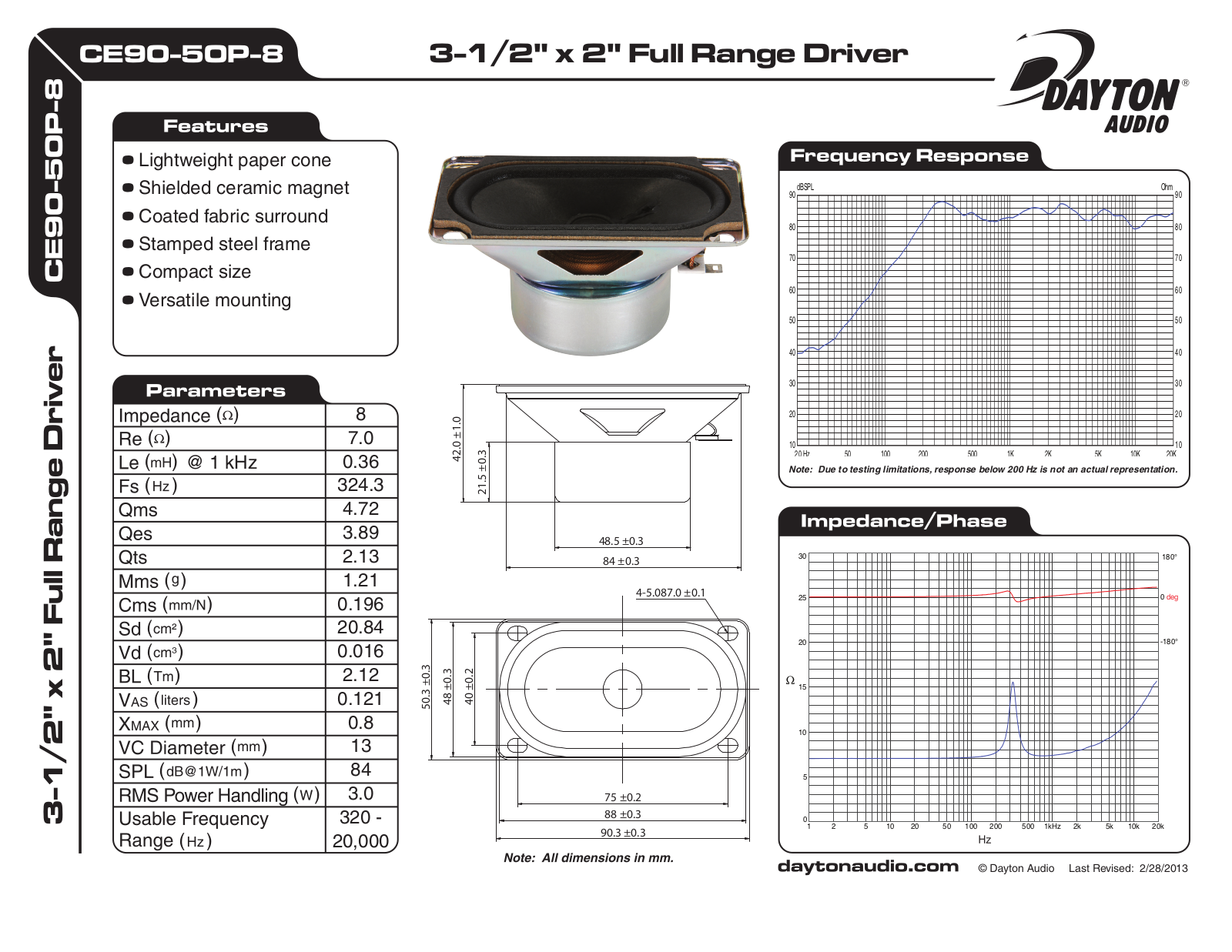 Dayton CE90-50P-8 3-1 User Manual