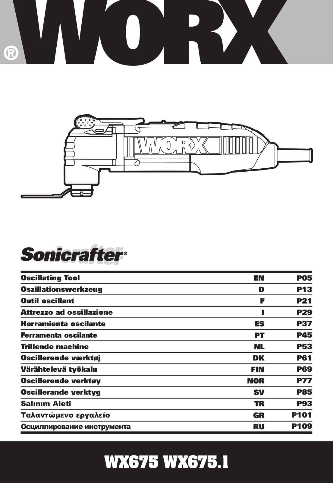 Worx WX675.1, WX675 User Manual