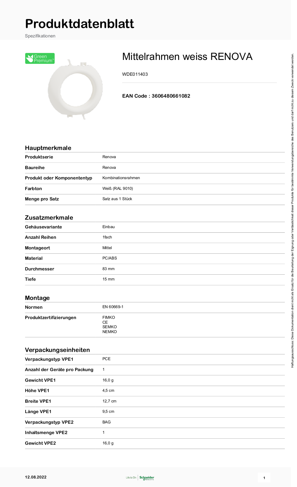ELSO WDE011403 Datasheet - ManualMachine.com