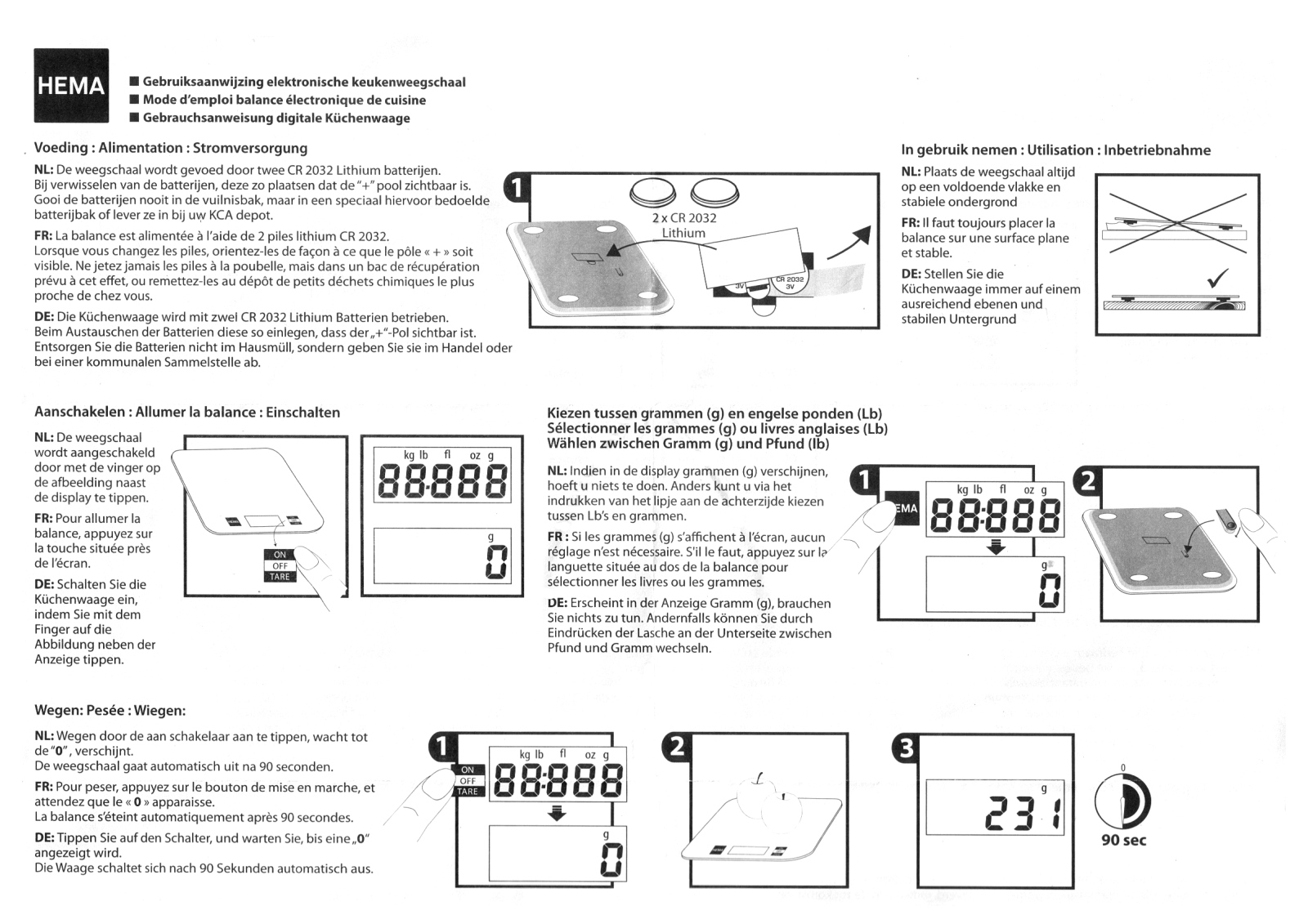 Hema 80.85.2058 User Manual