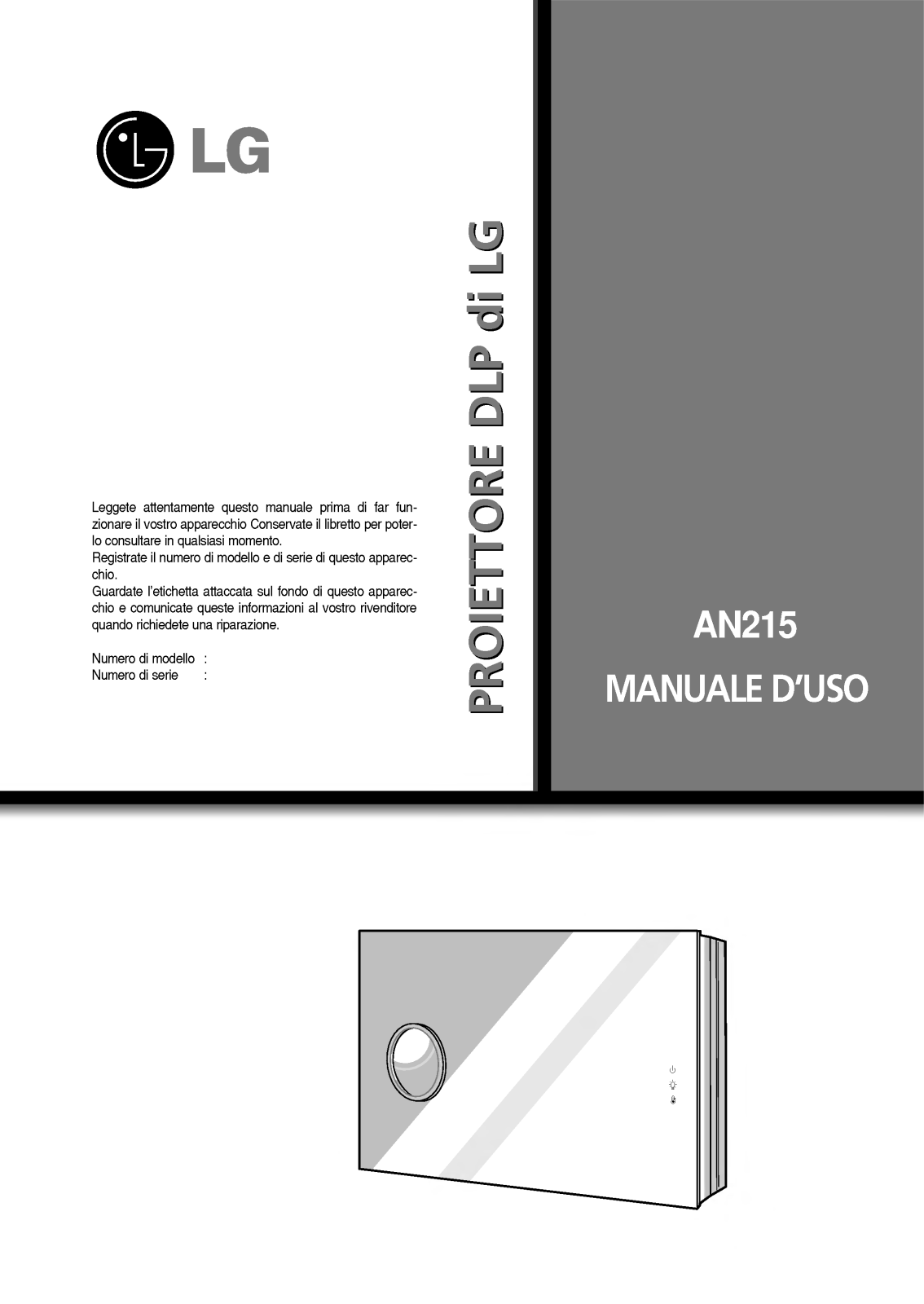 Lg AN215 User Manual