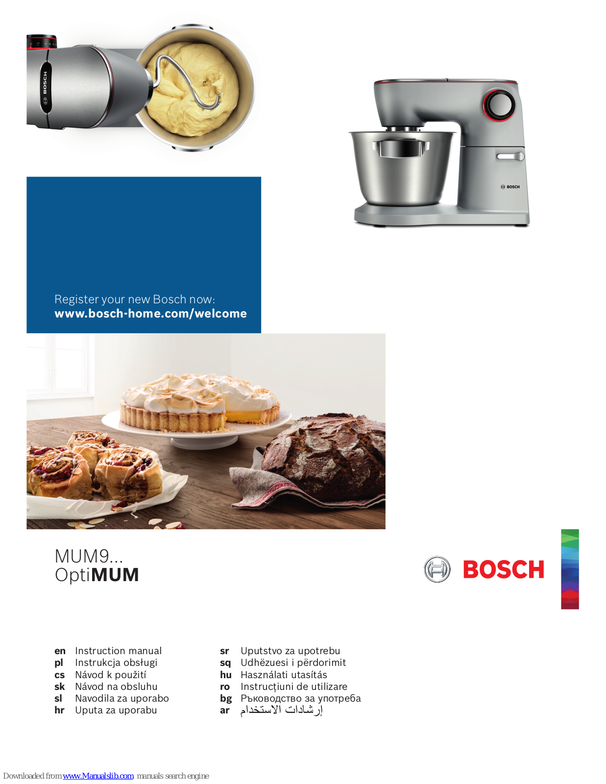 Bosch OptiMUM MUM9 Instruction Manual