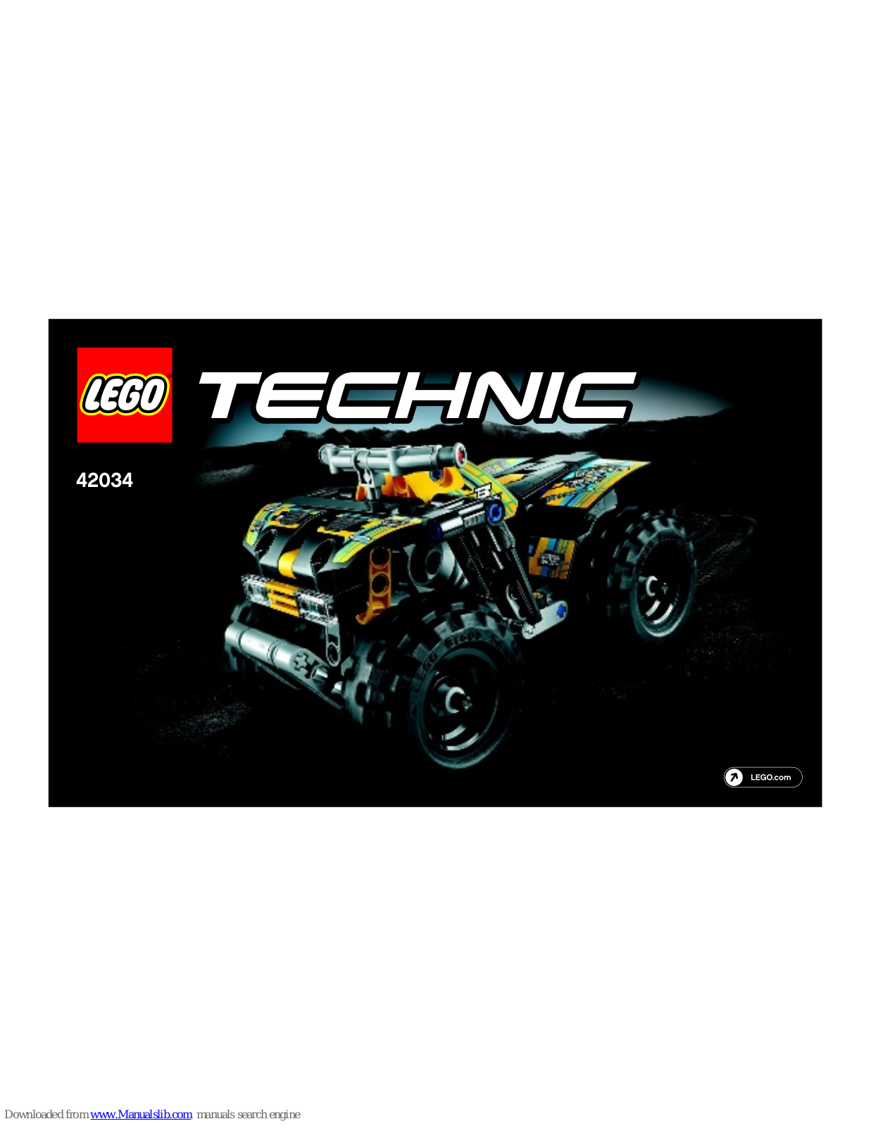 LEGO Technics 42034, CITY 60082, City 60071, City 60095, City 60070 Assembly Instructions Manual