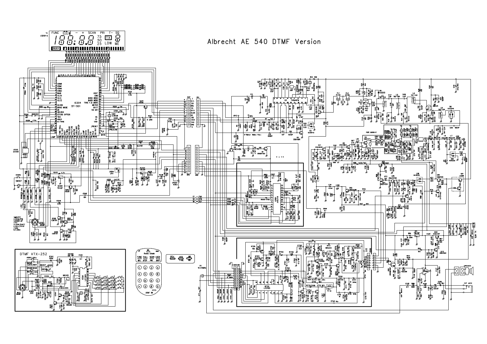 Albrecht ae540 Circuit Diagram