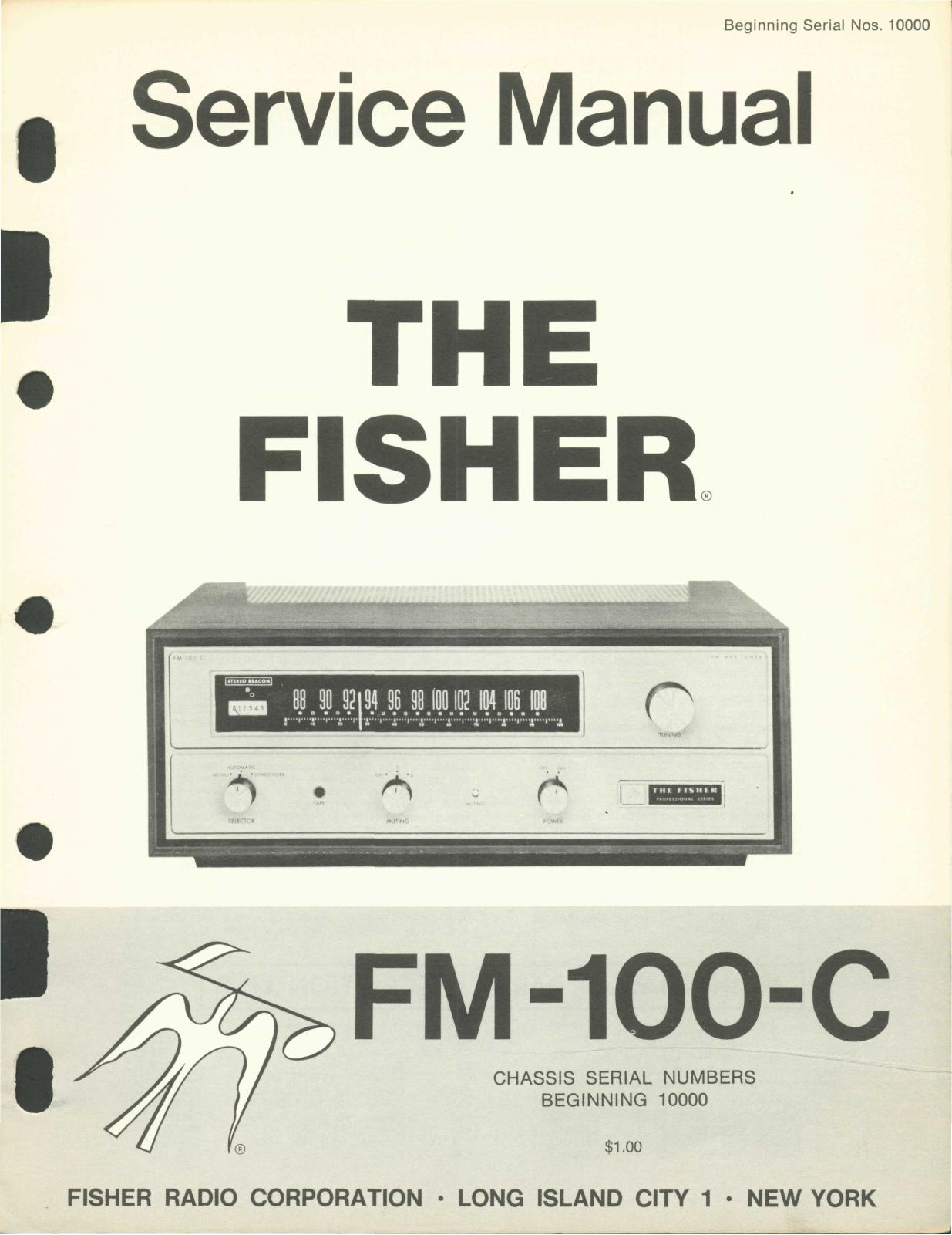 Fisher FM-100-C Service Manual