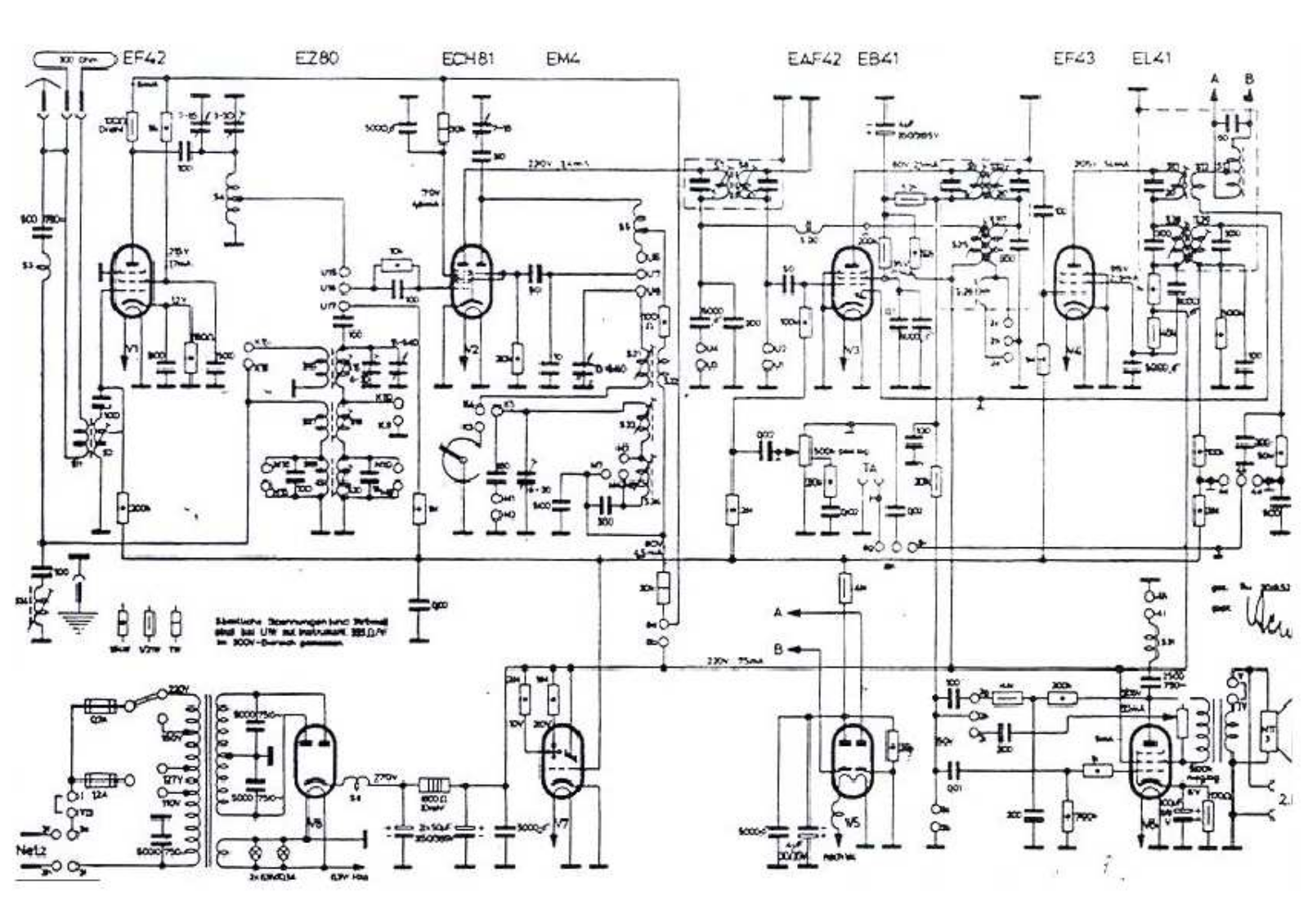 Loewe globus 53 schematic