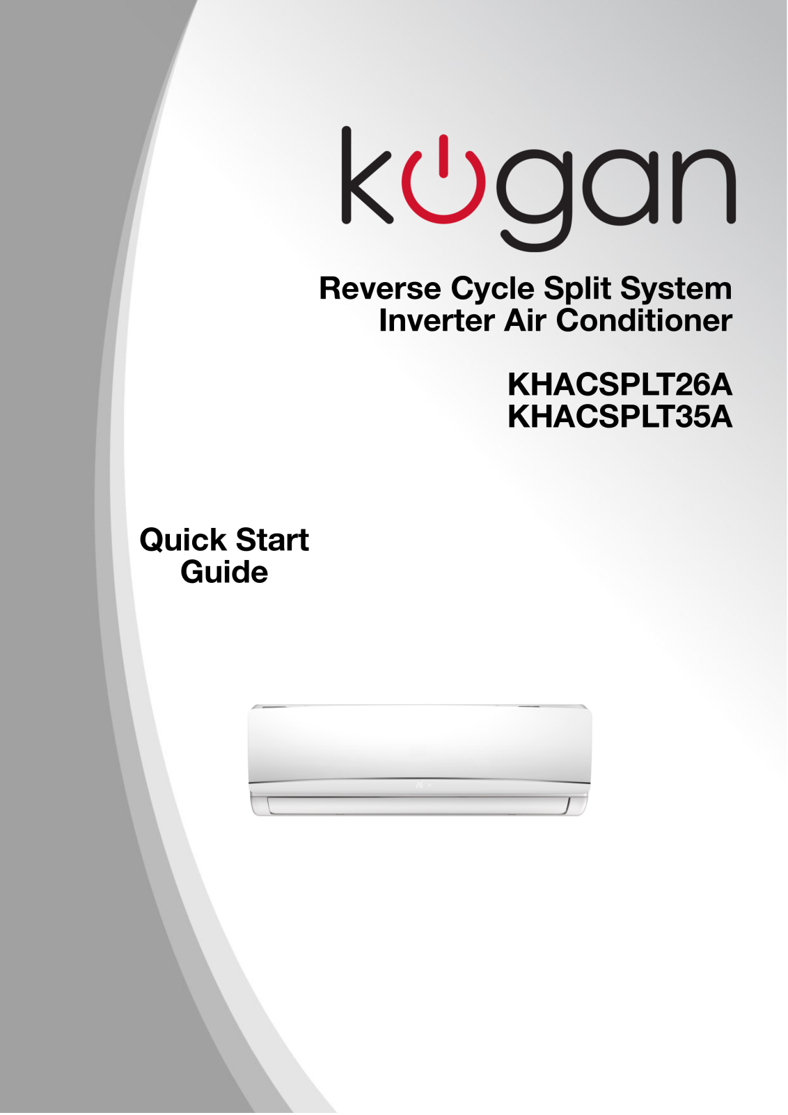 Kogan KHACSPLT35A, KHACSPLT26A User Manual