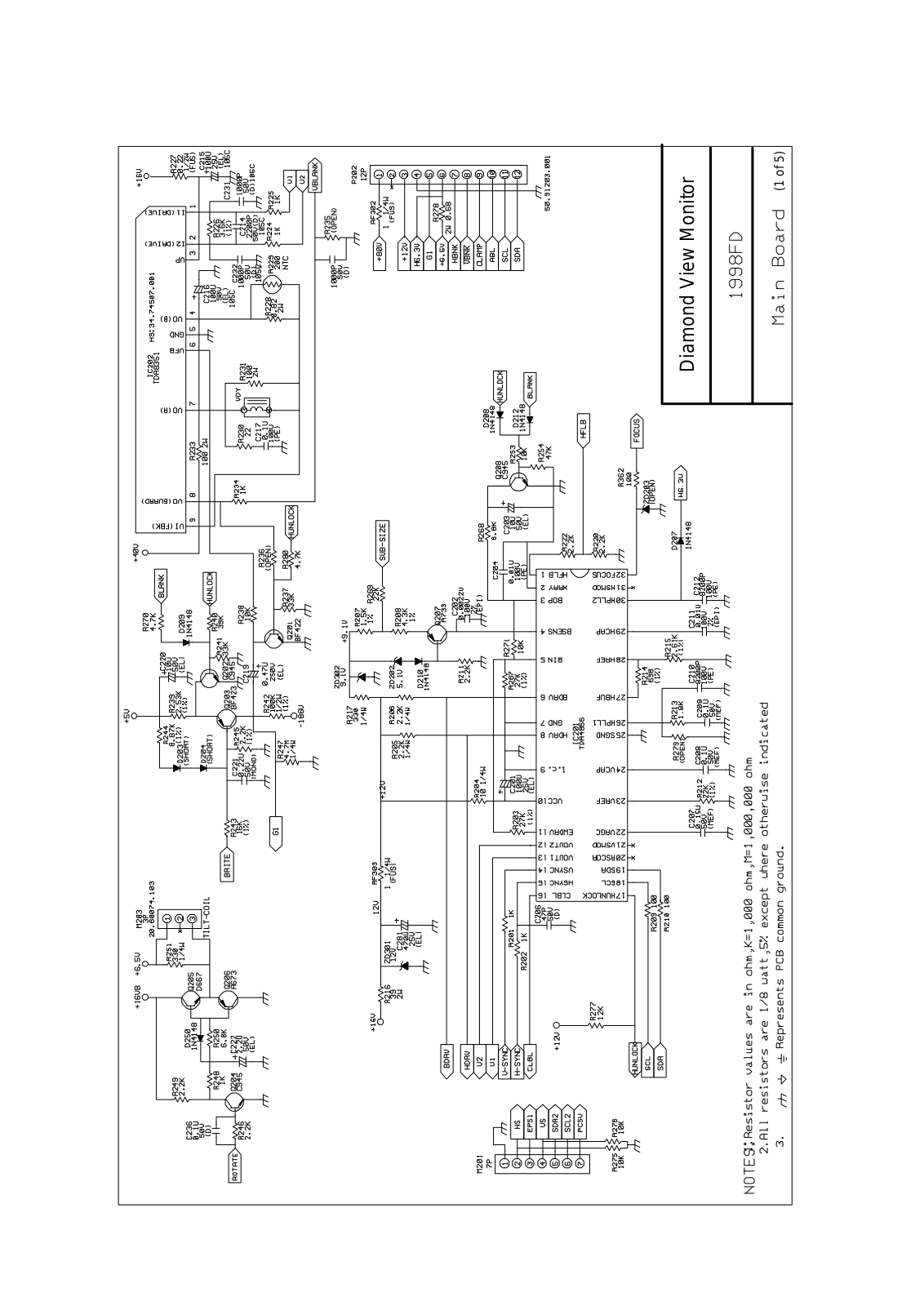 Mitsubishi DV1998FD Service Manual