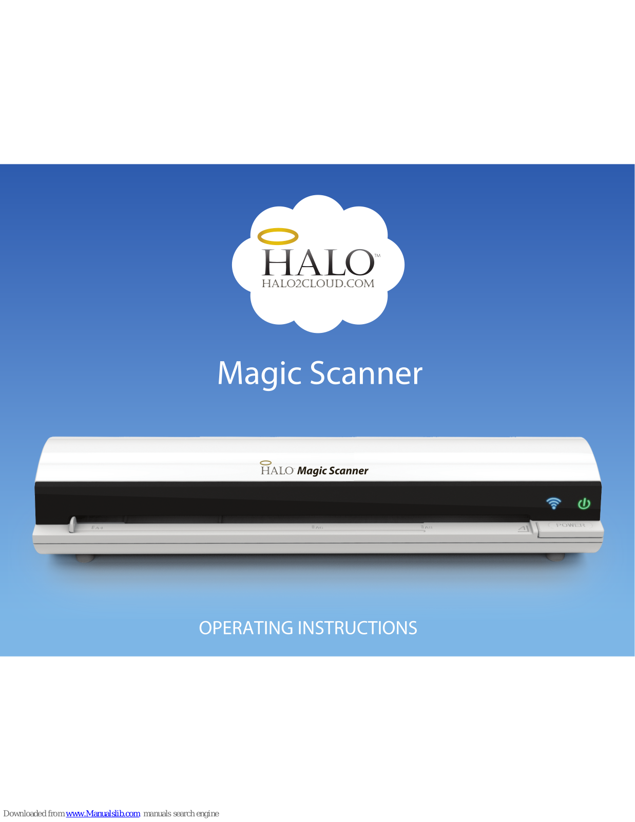 Halo Magic Scanner Operating Instructions Manual