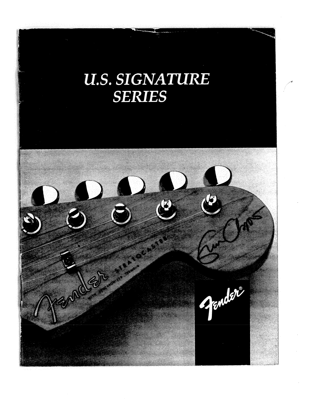 Fender ERIC CLAPTON STRATOCASTER User Manual