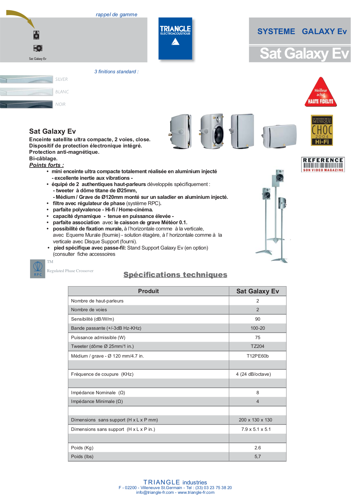 Triangle Sat galaxy EV Brochure