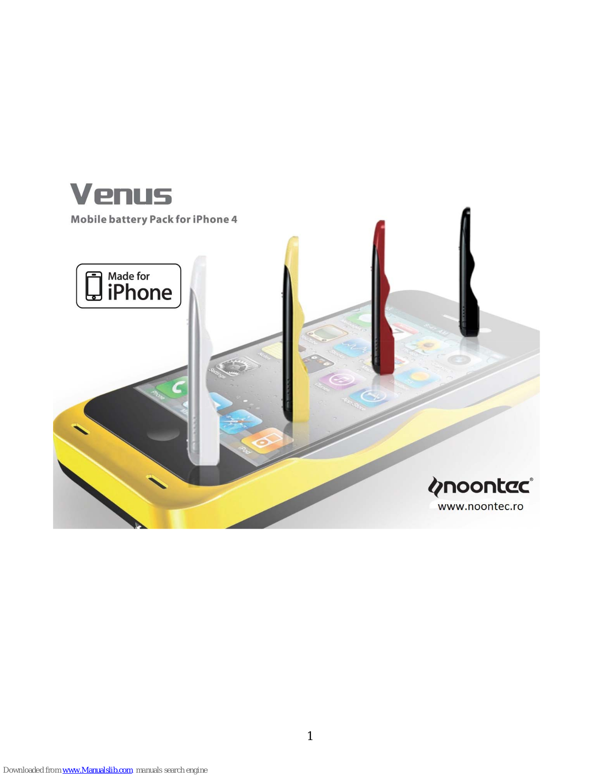 Noontec Venus User Manual - ManualMachine.com