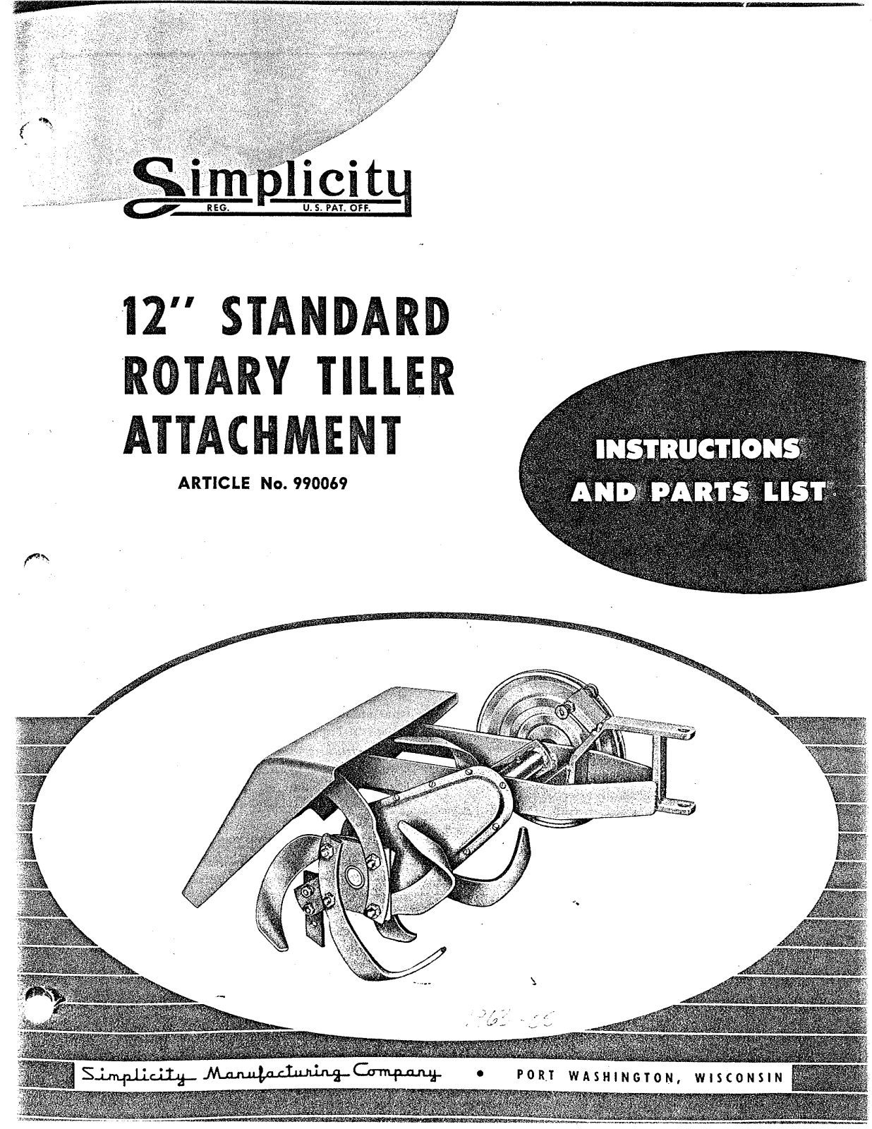 Simplicity 990069 User Manual