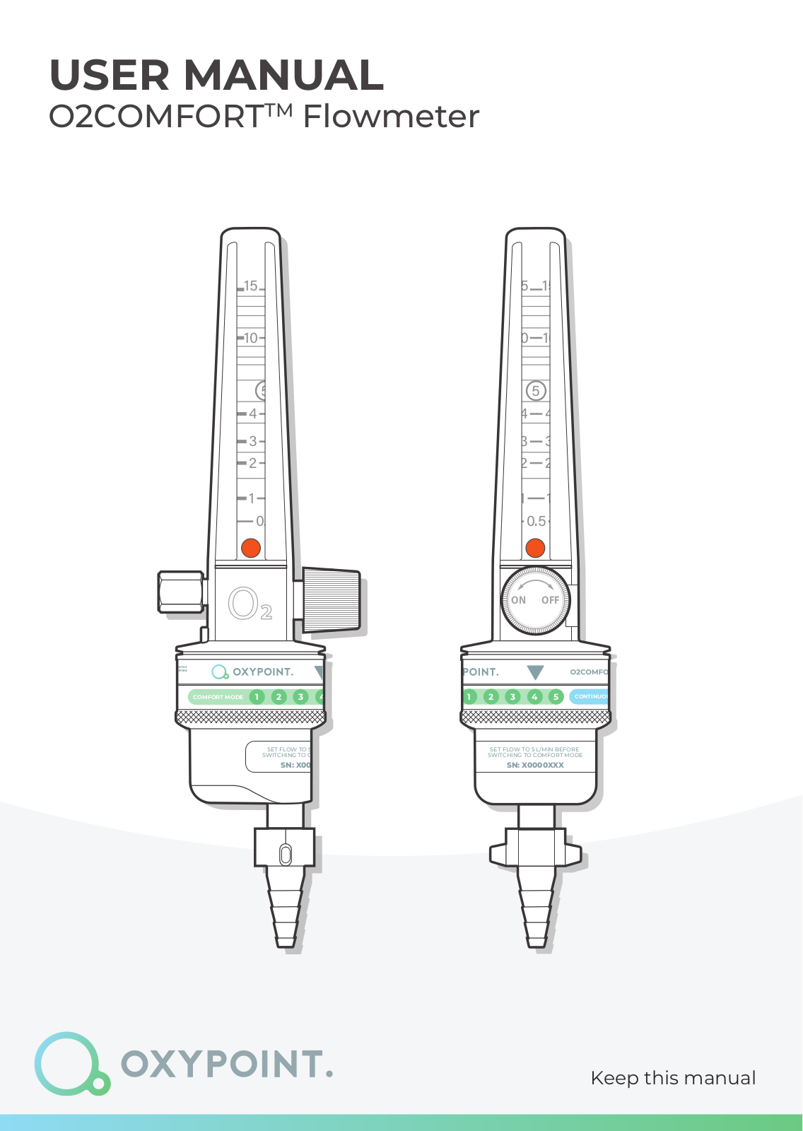 Oxypoint O2COMFORT User Manual