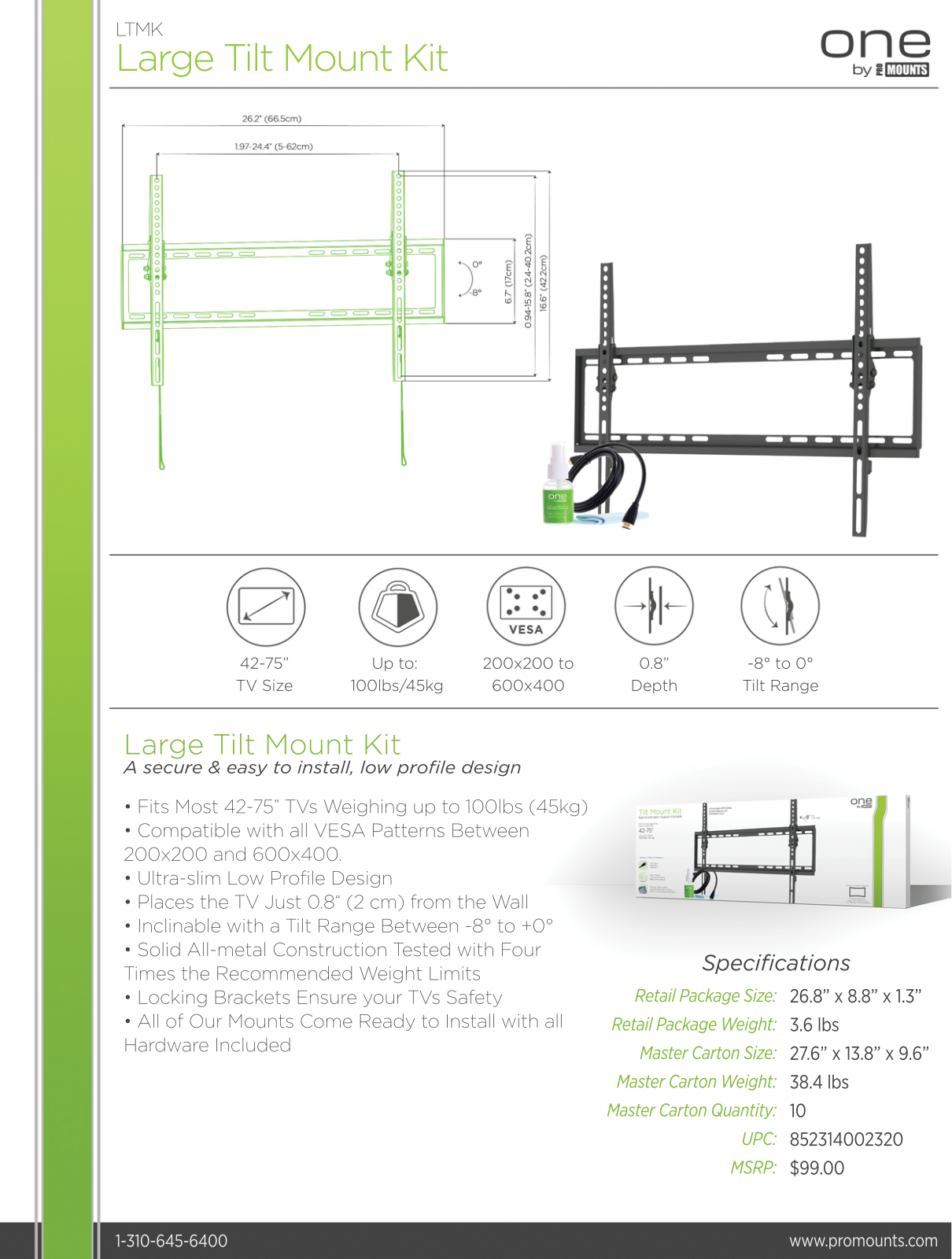 Promounts FFM1024 Specifications - ManualMachine.com