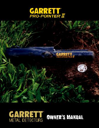 Garrett 1166050, Pro-Pointer II User guide