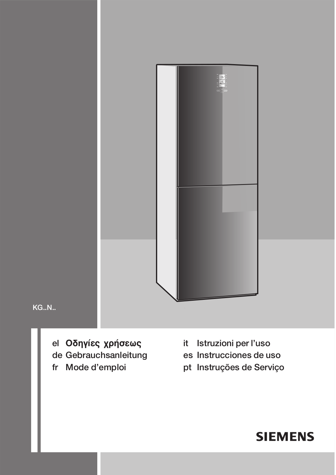 SIEMENS KG49NAI31, KG49NSW30, KG49NXI30 User Manual