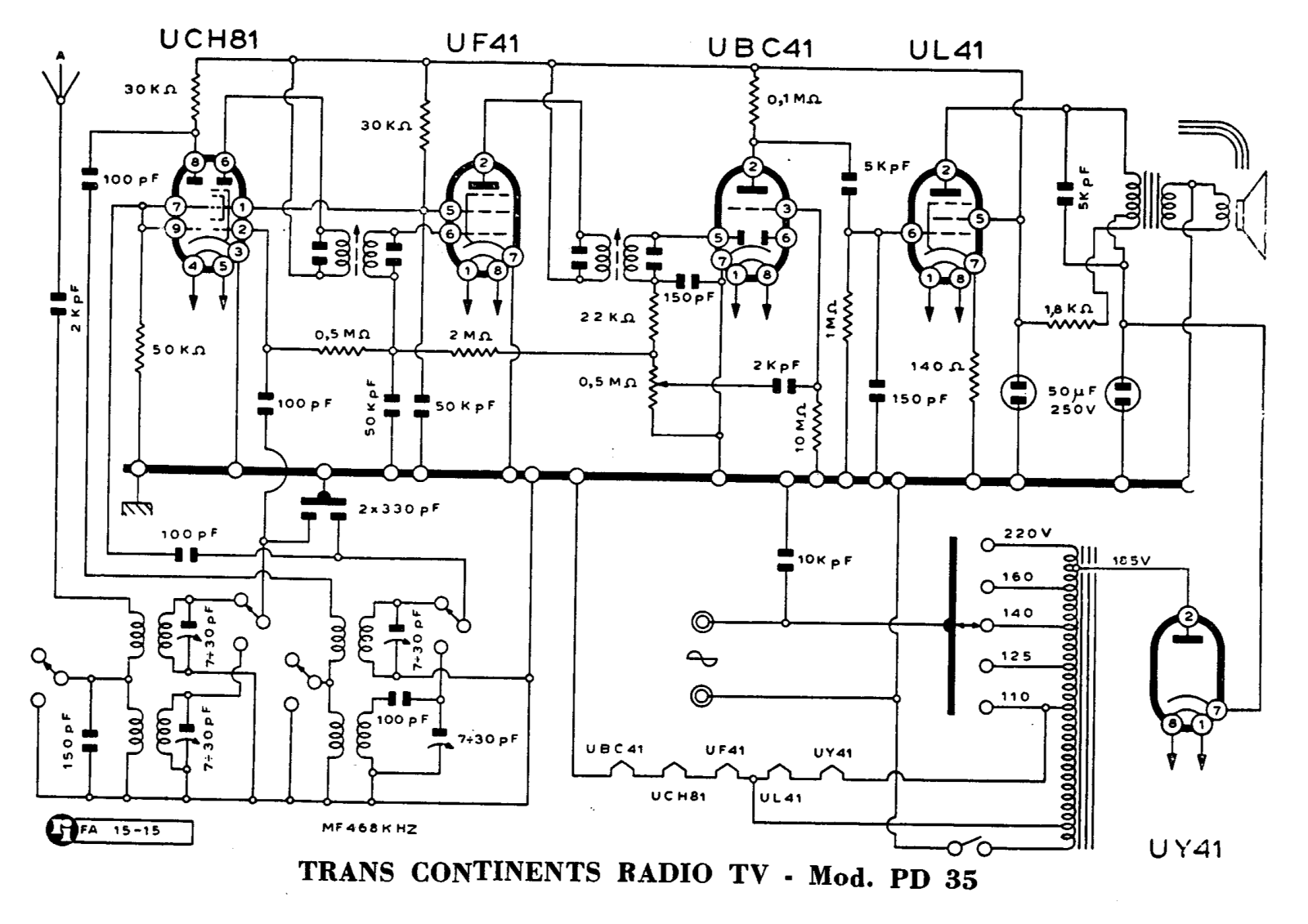 Trans Continents Radio pd35 schematic - ManualMachine.com