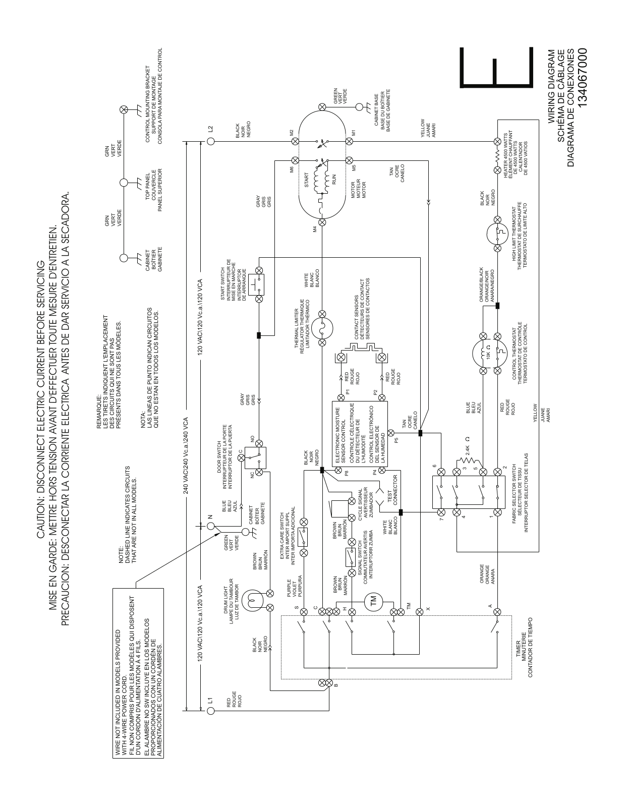 Frigidaire GSER642AS0 WIRING DIAGRAM