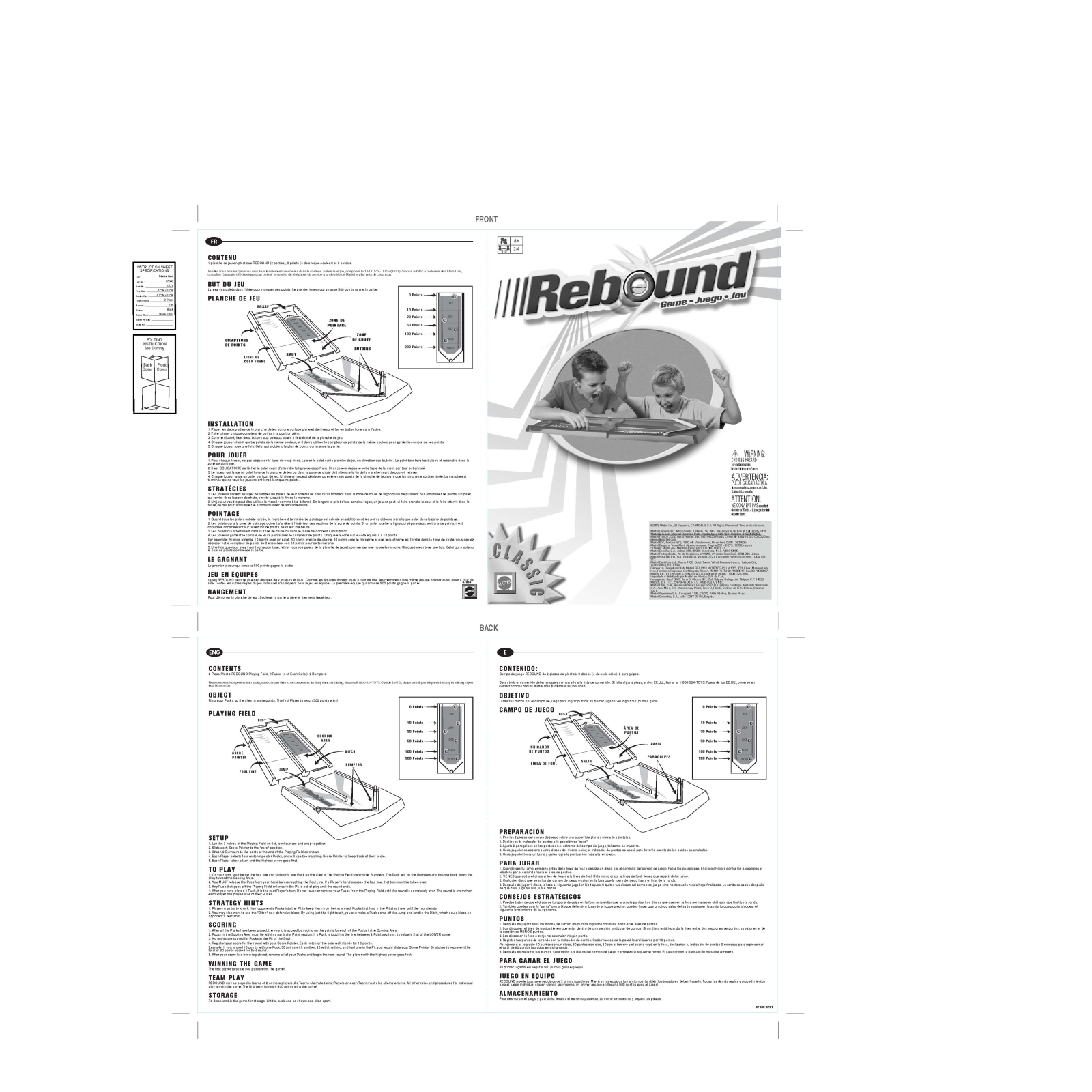 Fisher-Price 37083 Instruction Sheet