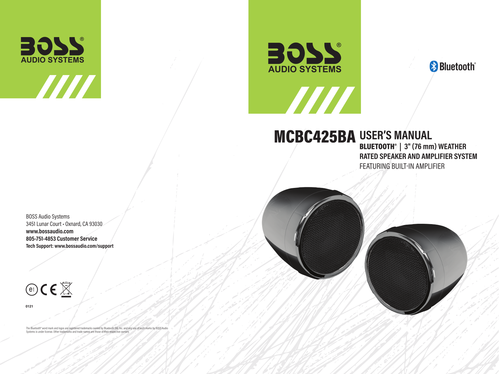 Boss MCBC425BA User manual