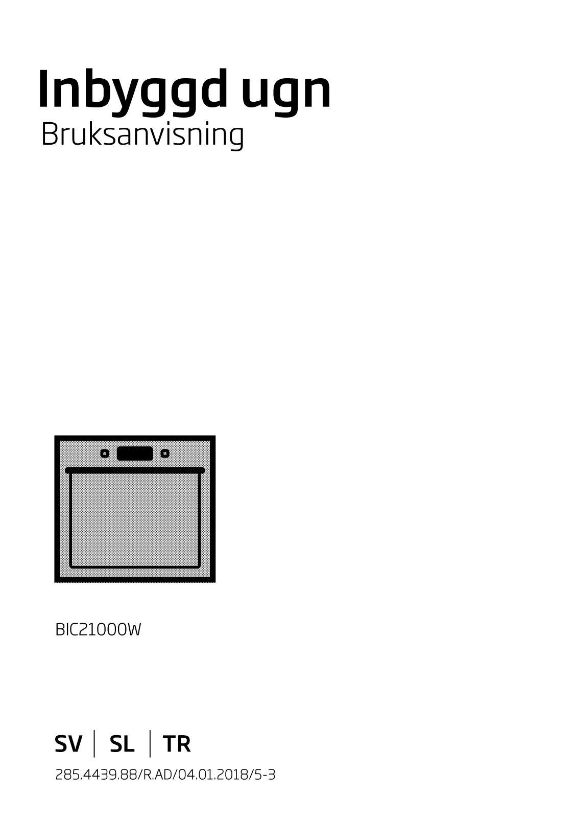 Beko BIC21000W User manual