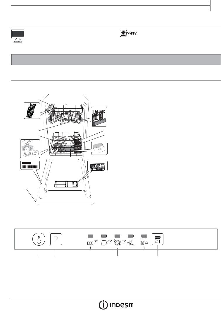 INDESIT DSIE 2B10 UK Daily Reference Guide