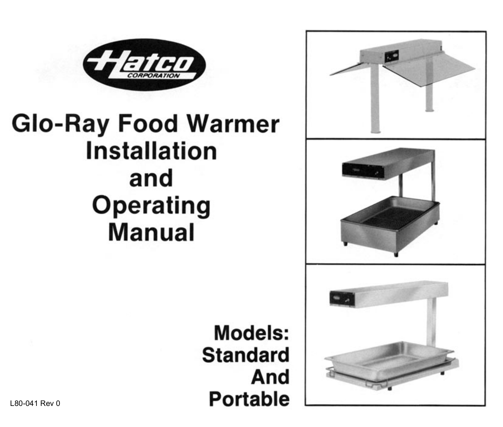 Pitco PFW2 Installation Manual