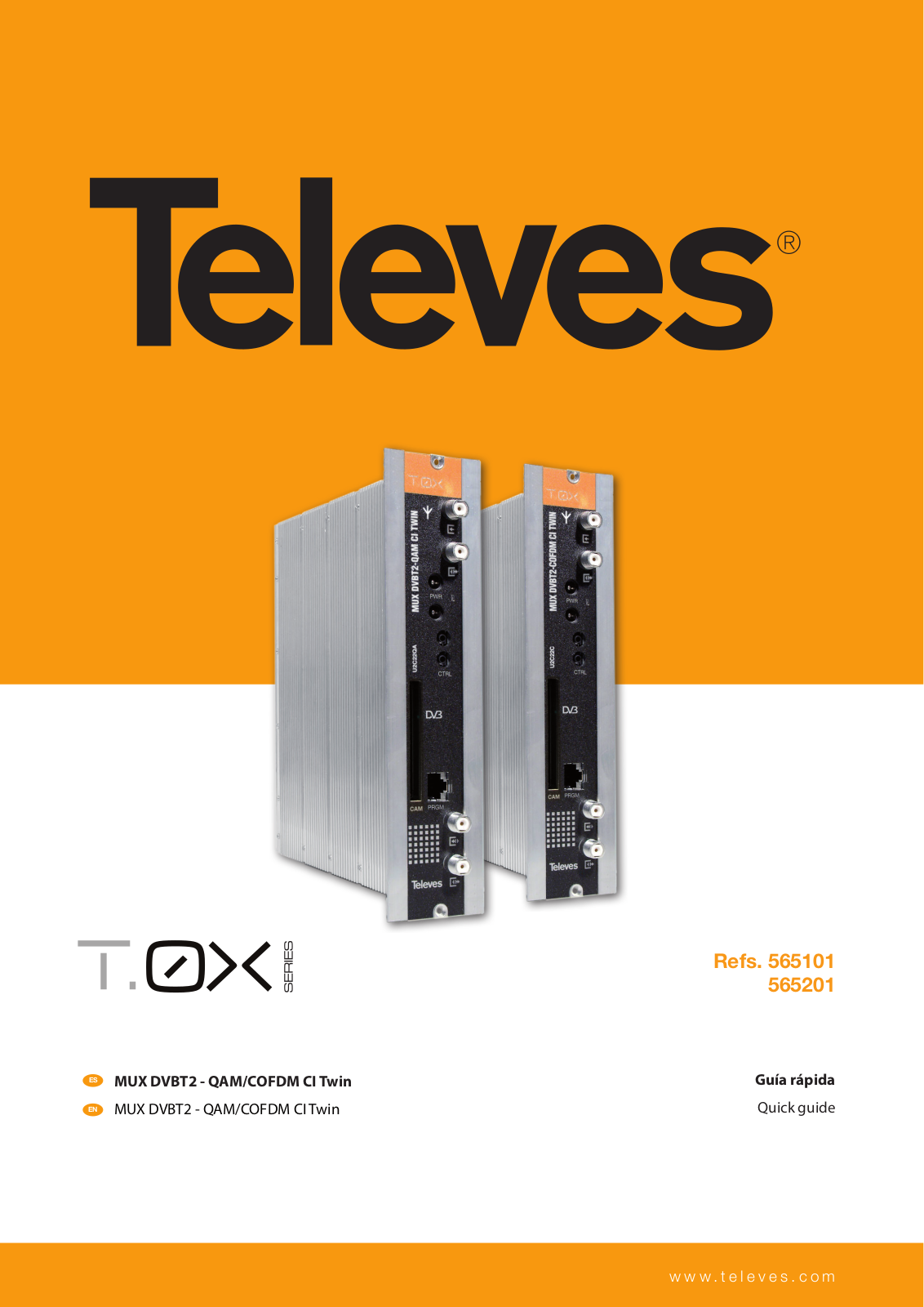 Televes DVB-T2-COFDM User Manual