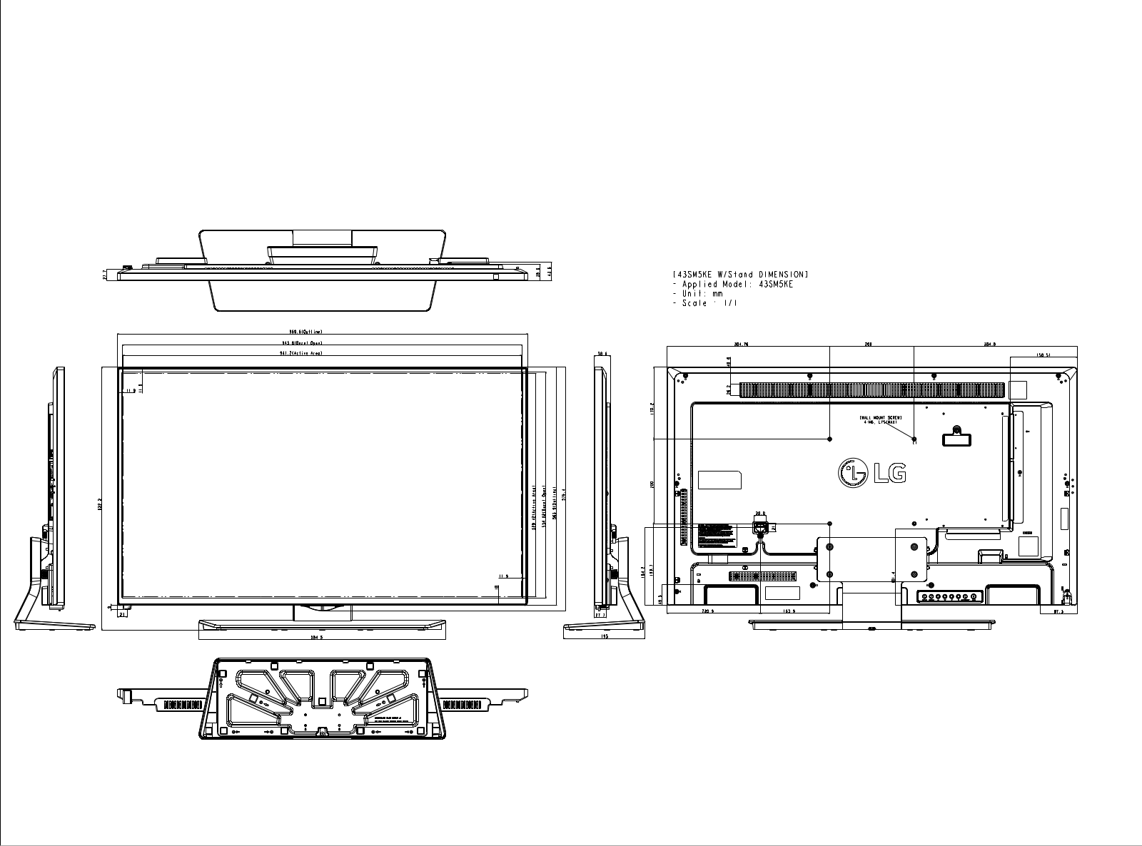 LG 43SM5KE User Manual