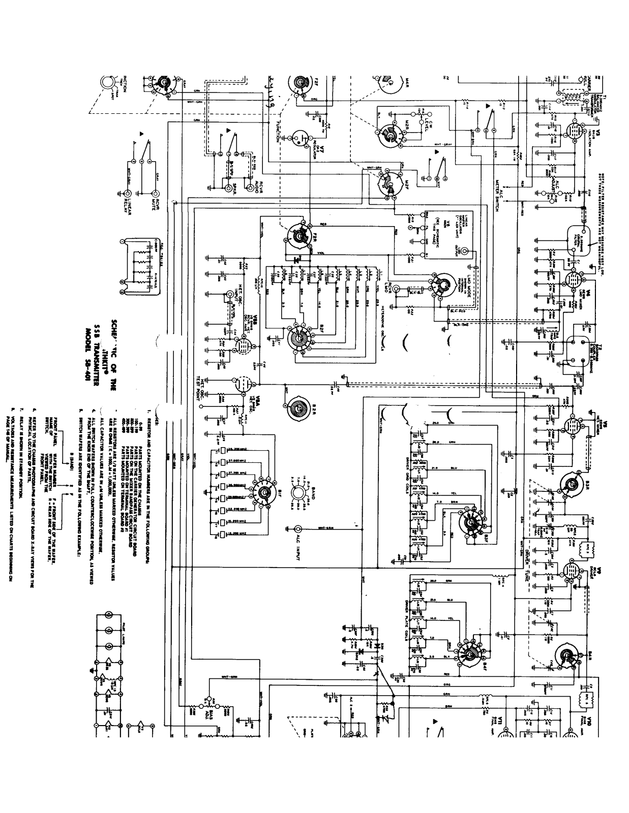 HEATHKIT SB-401 SCHEMATIC