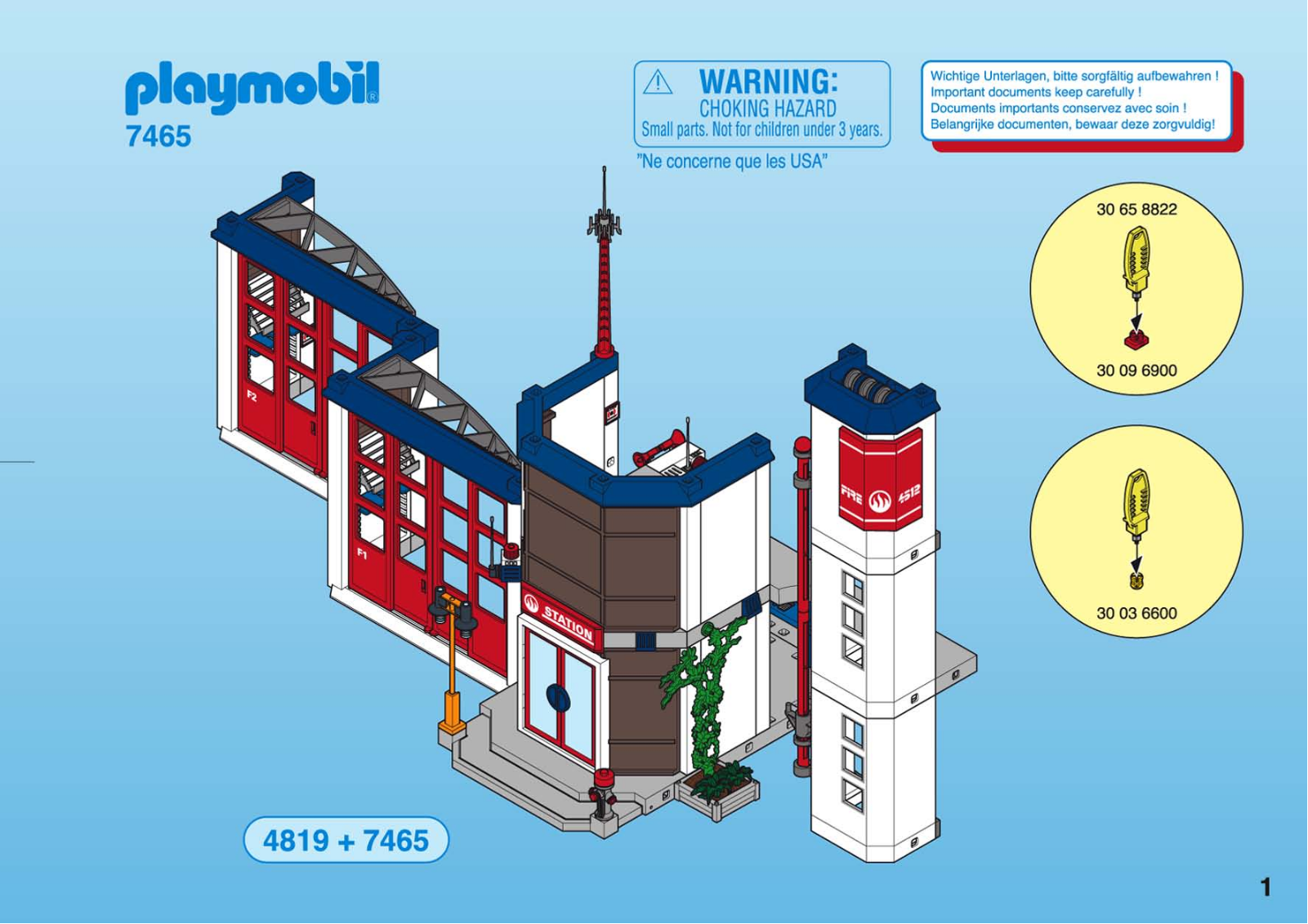 Playmobil 7465 Instructions