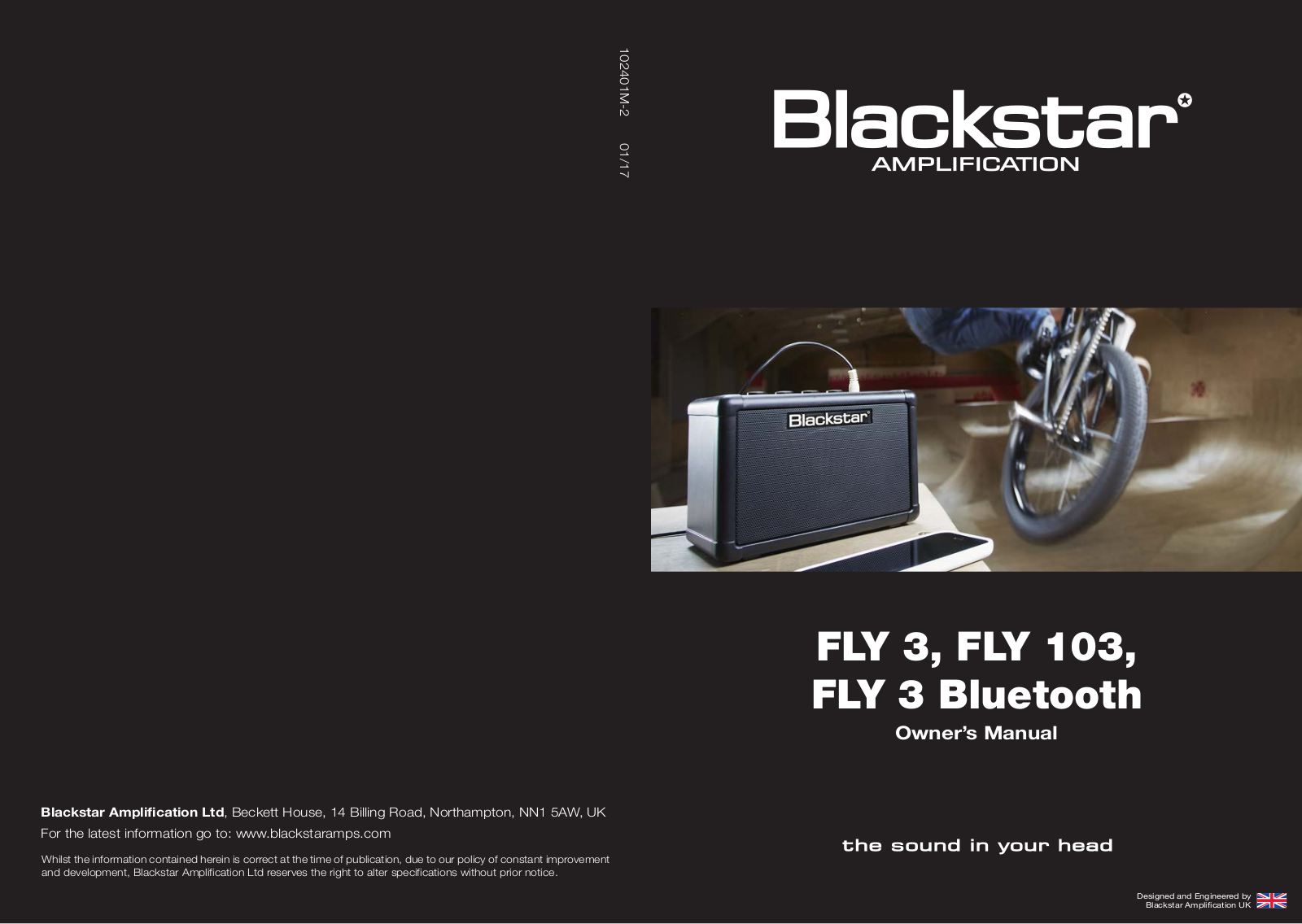 Blackstar FLY3 Union Jack - Limited Edition, FLY3 Stereo Pack Green - Limited Edition, FLY3 Sugar Skull - Limited Edition, FLY3 Bluetooth Blue - Limited Edition, FLY3 Bluetooth Owner`s manual