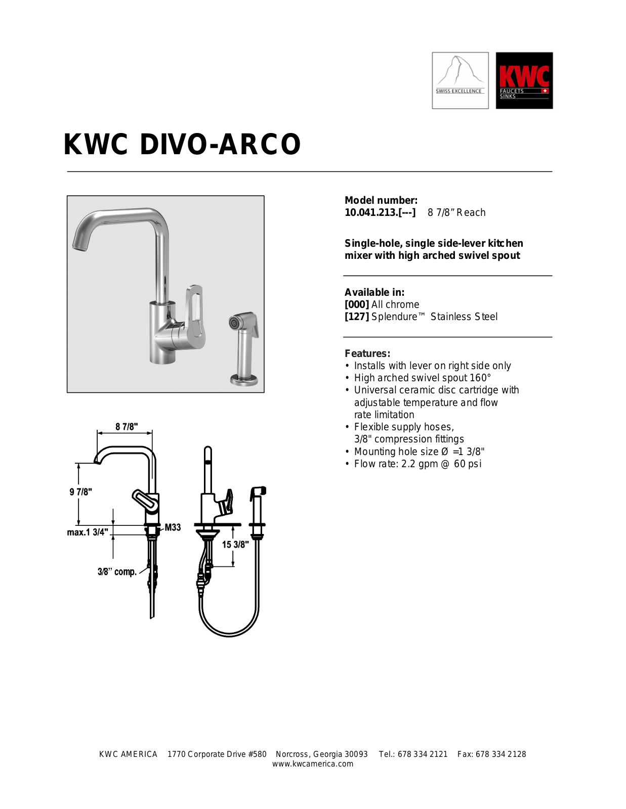 KWC 10.041.213 User Manual