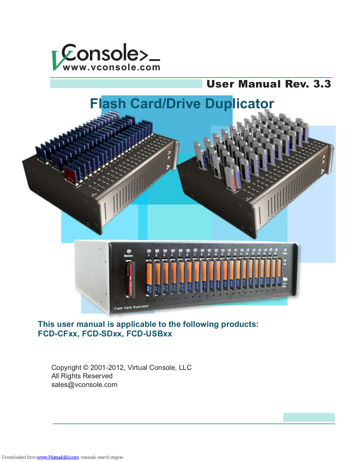 Virtual Console FCD-CFxx, FCD-SDxx, FCD-USBxx User Manual