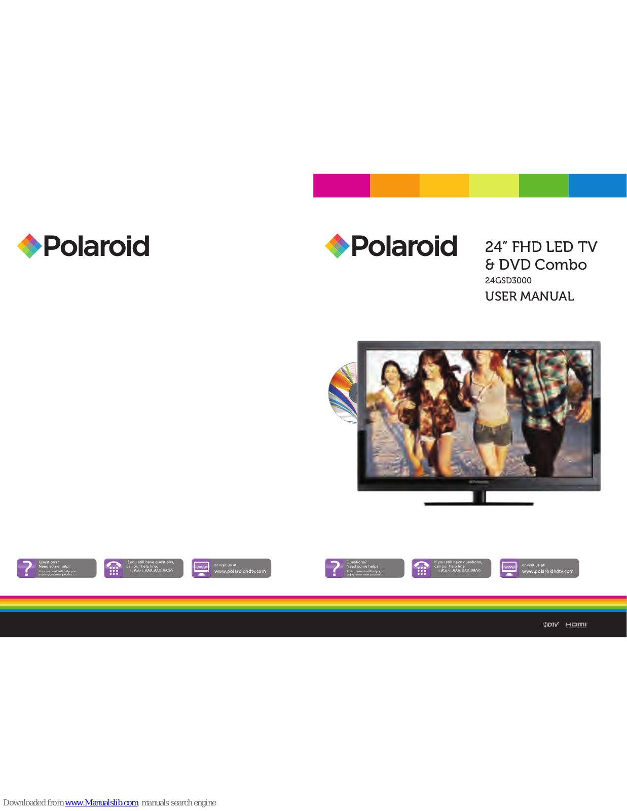 Polaroid 24GSD3000, 24GSD3000/DE236 User Manual