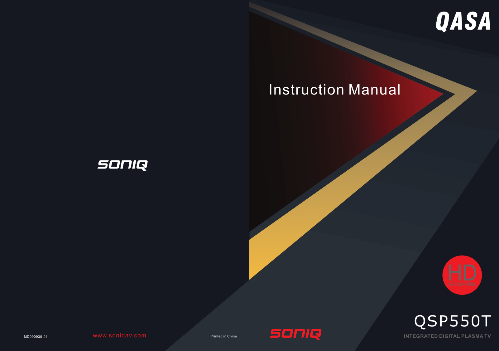 SONIQ QSP550T User Manual