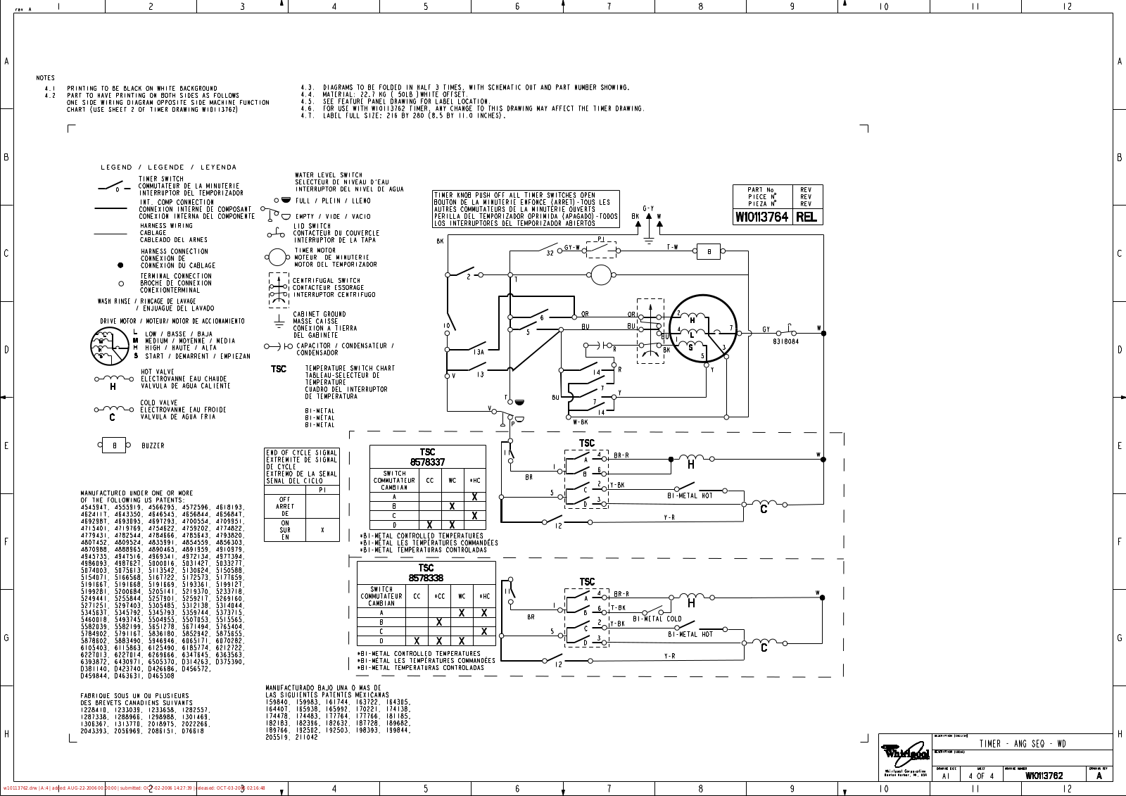 Maytag MTW5570TQ0 Parts Diagram