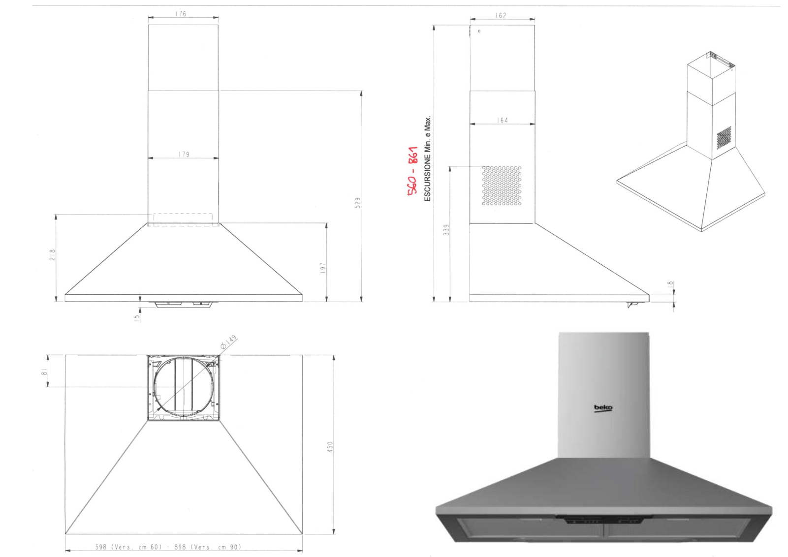 Beko HCP61310I, HCP61310W     User Manual