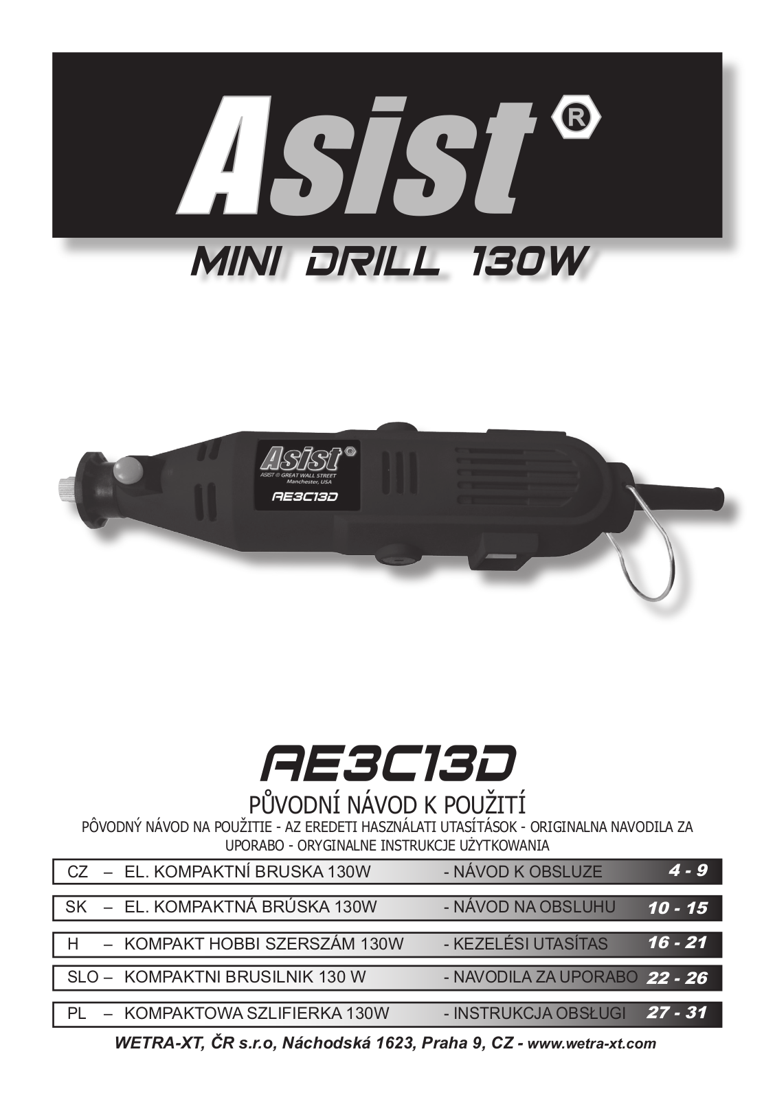 Asist AE3C13D User Manual