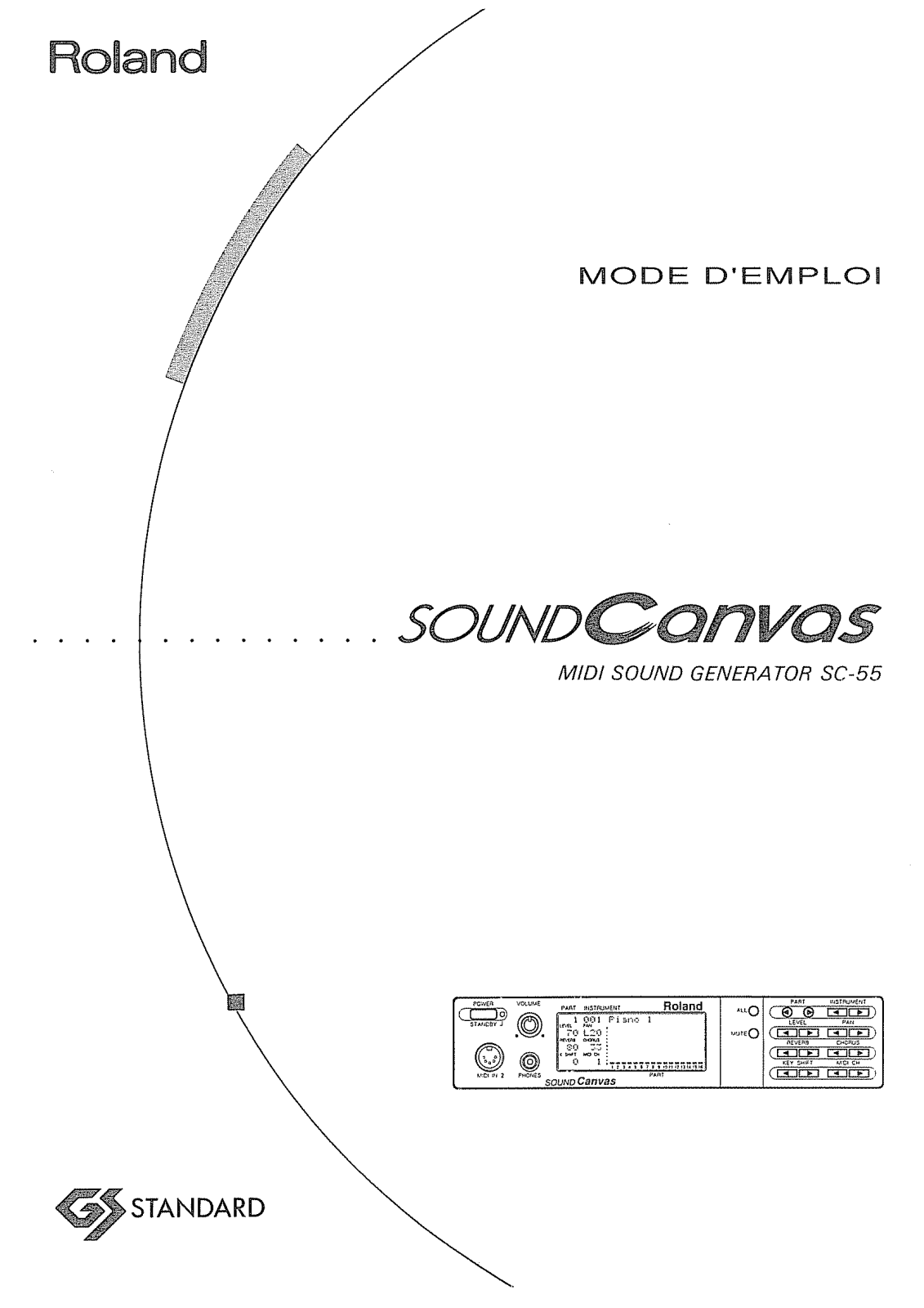 Roland SC-55 User Manual