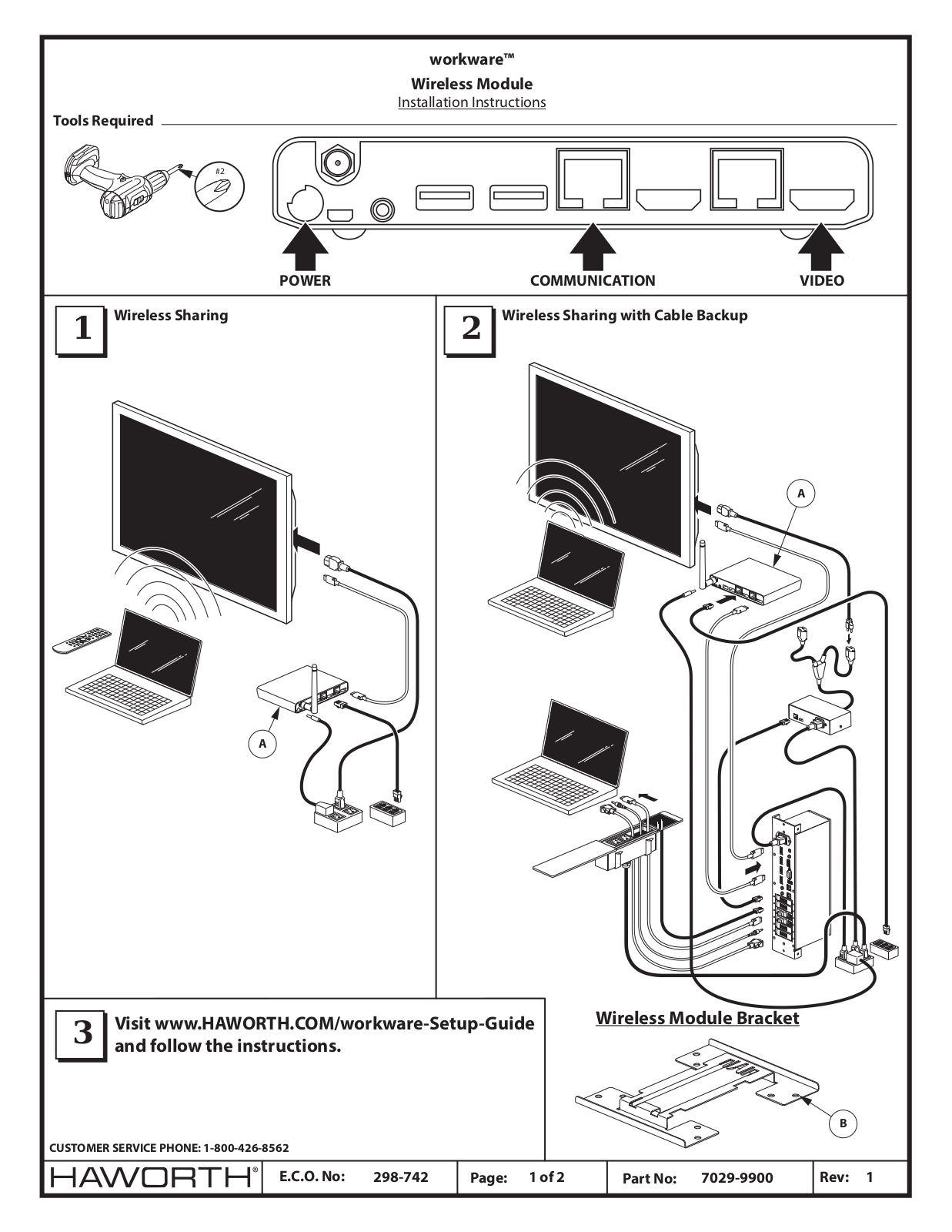 Haworth workware Installation Instructions Manual - ManualMachine.com