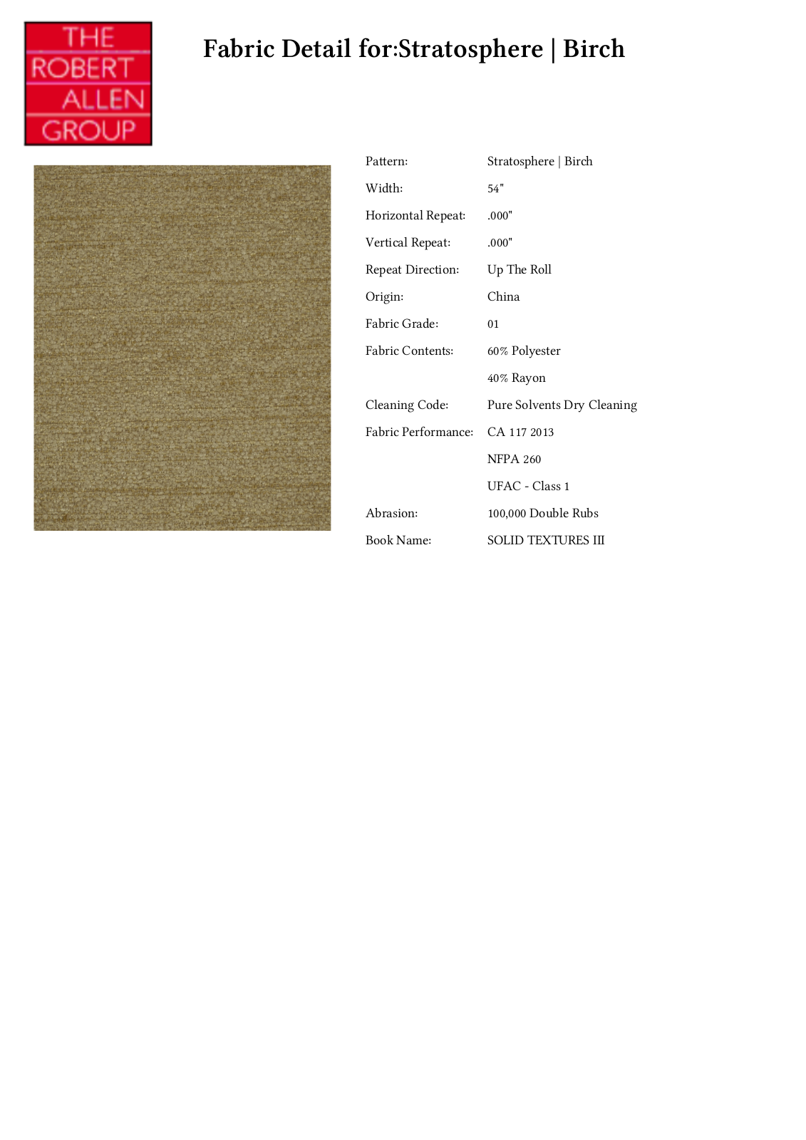 Robert Allen RALF1499 Specifications - ManualMachine.com