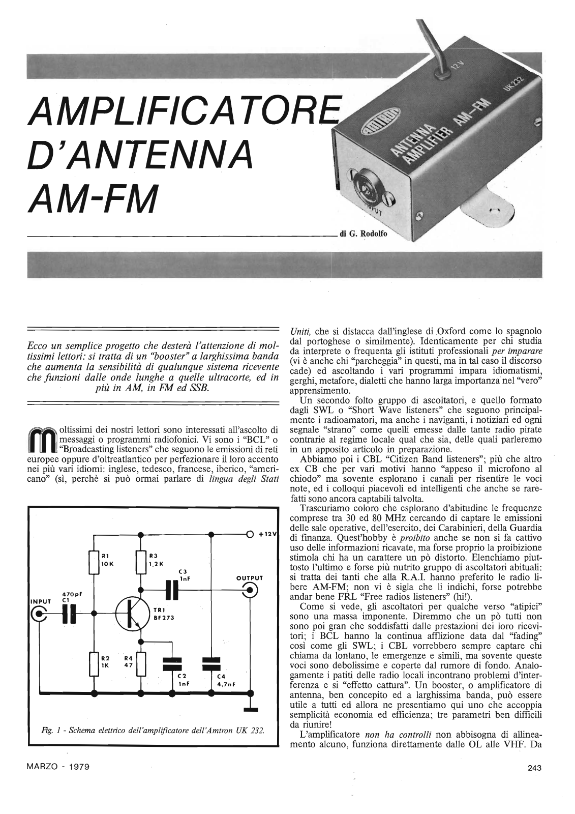 Amtron uk232 schematic