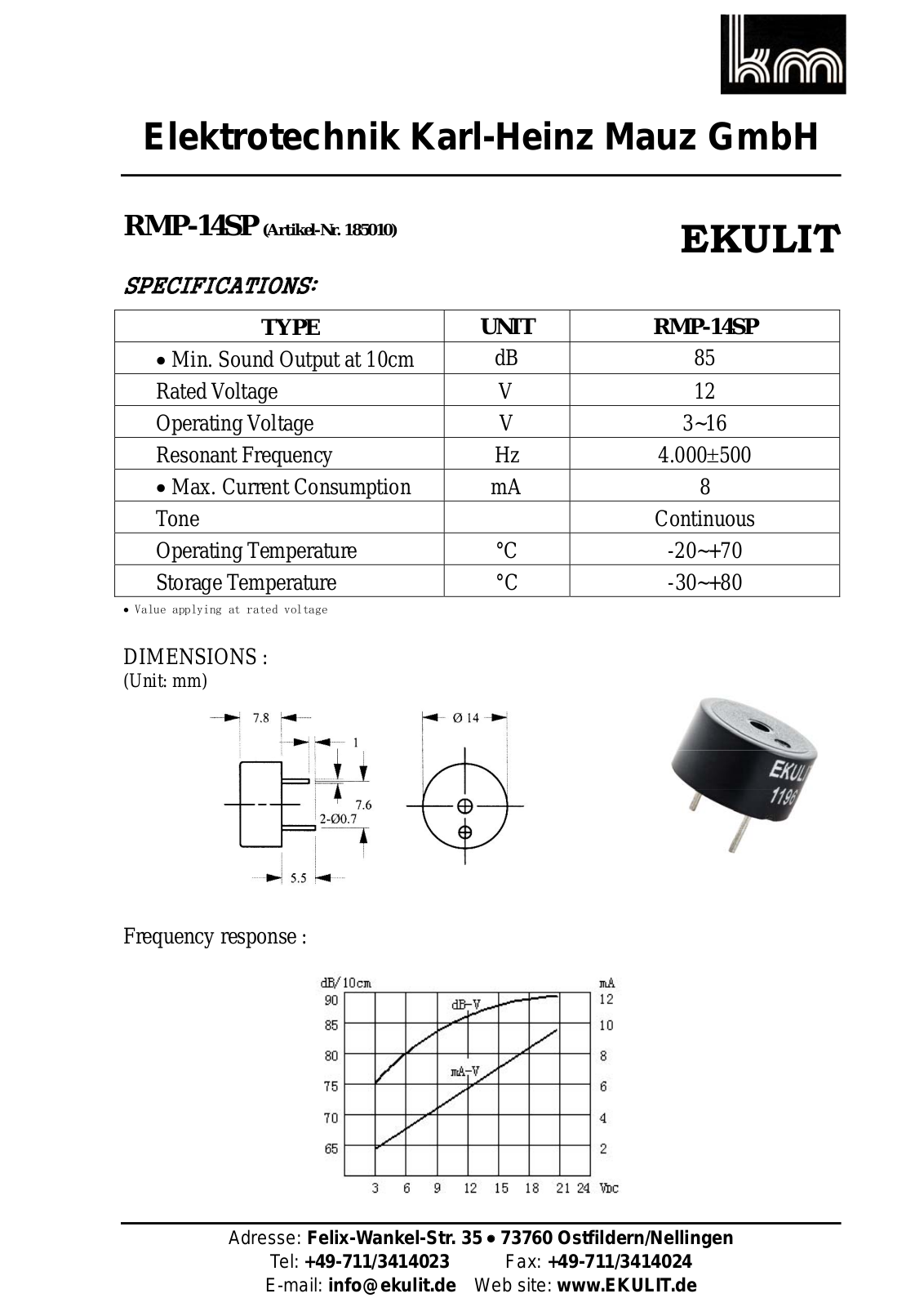 EKULIT SUMMER CPM 121 Datasheet - ManualMachine.com