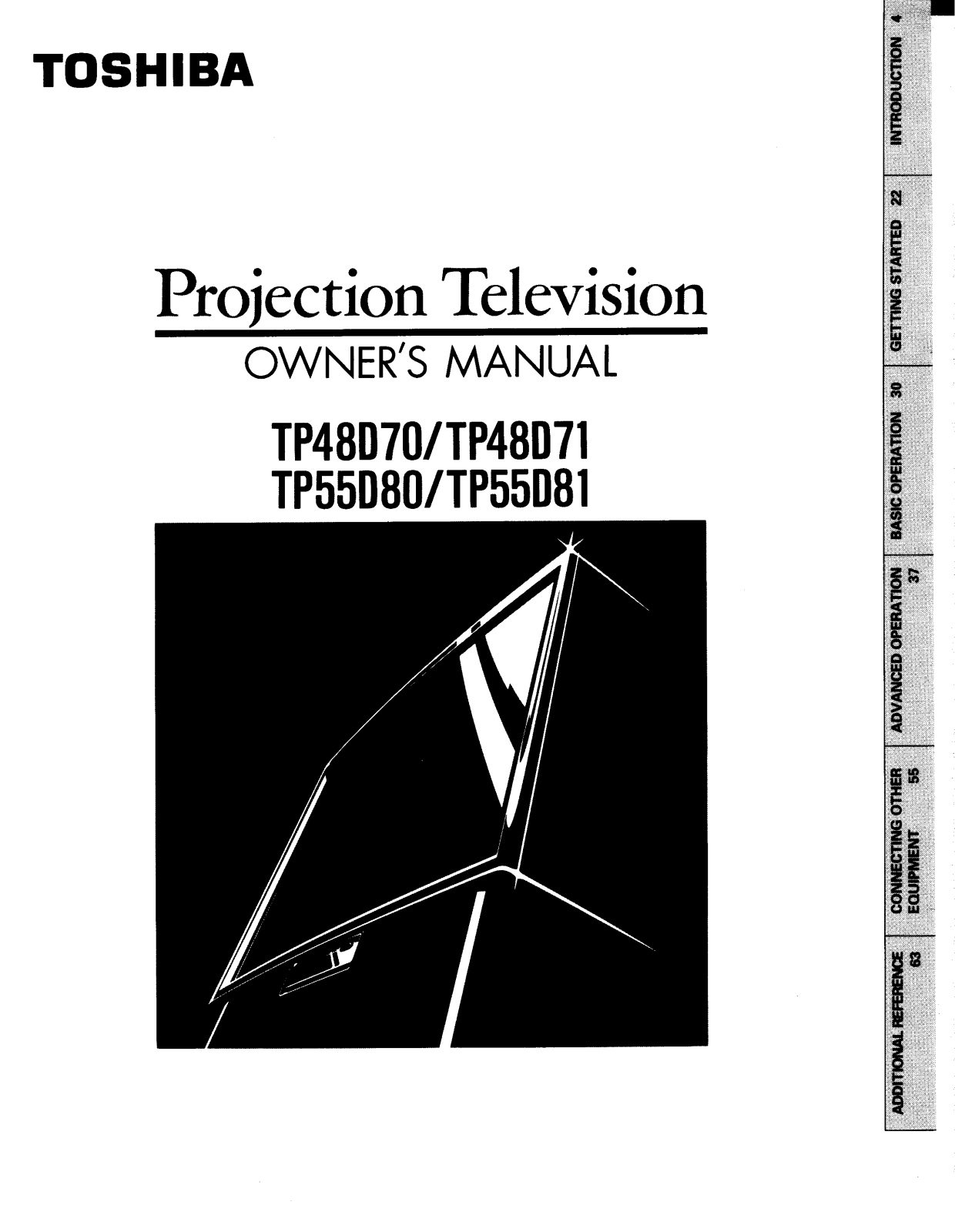 Toshiba TP55D81, TP48D71, TP55D80 User Manual